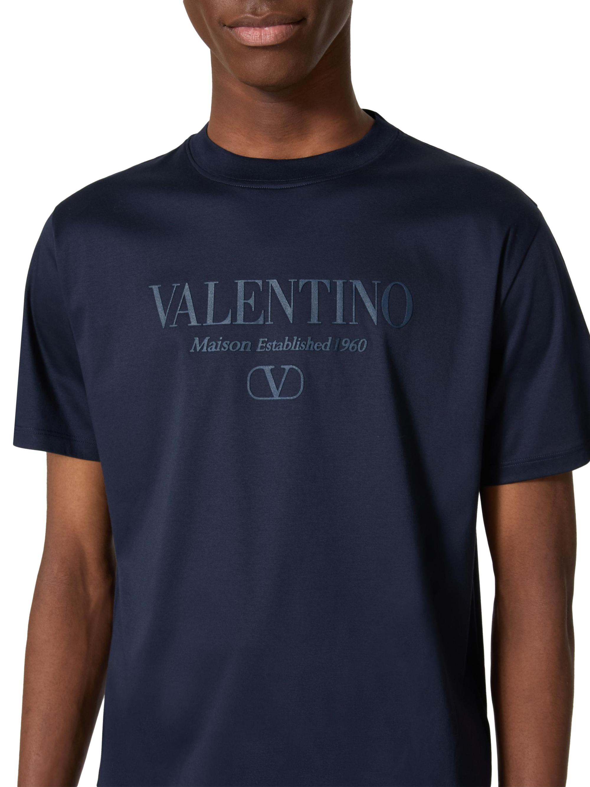 Valentino Garavani Valentino Print Cotton Crewneck T-Shirt | Saks