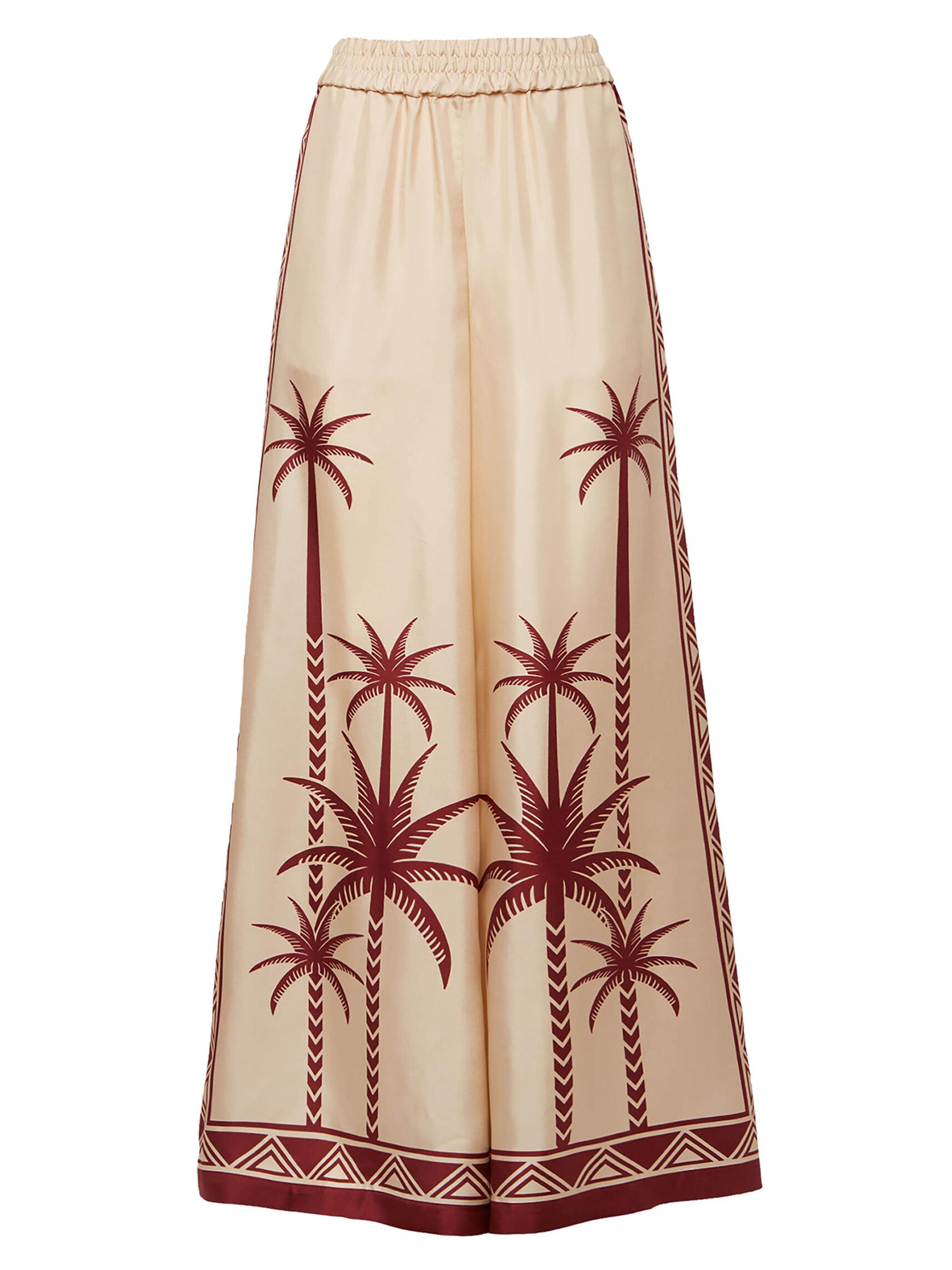 La DoubleJ Women's Palazzo Pants - Date Palms Placee