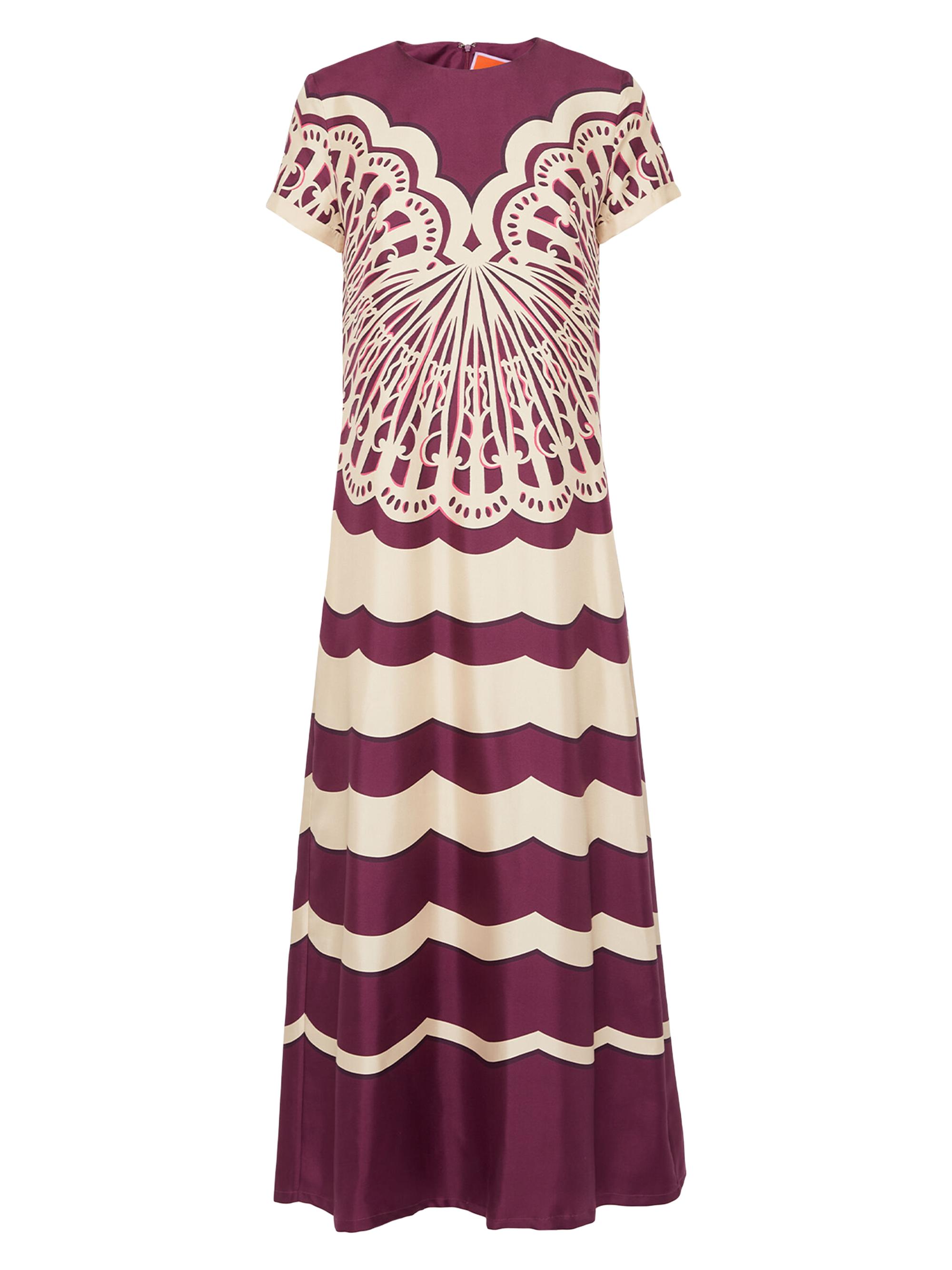 La DoubleJ Women's Swing Dress - Fans Placee Purple