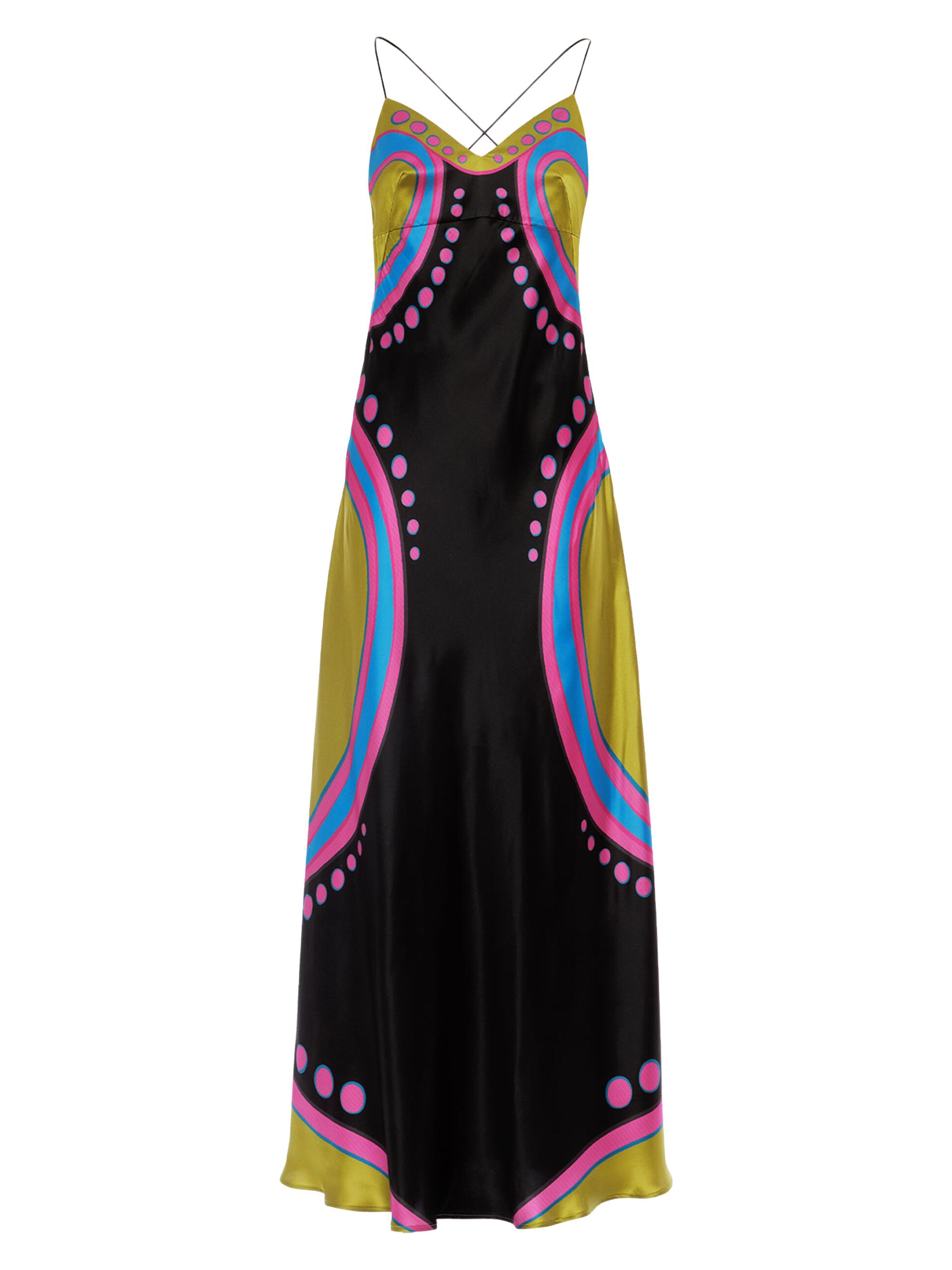 La DoubleJ Women's Eros Slip Dress - Spritz Placee Black