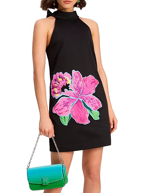 Shop kate spade new york Mainline Floral Appliqué Shift Shop kate spade new york Mainline Floral Appliqué Shift