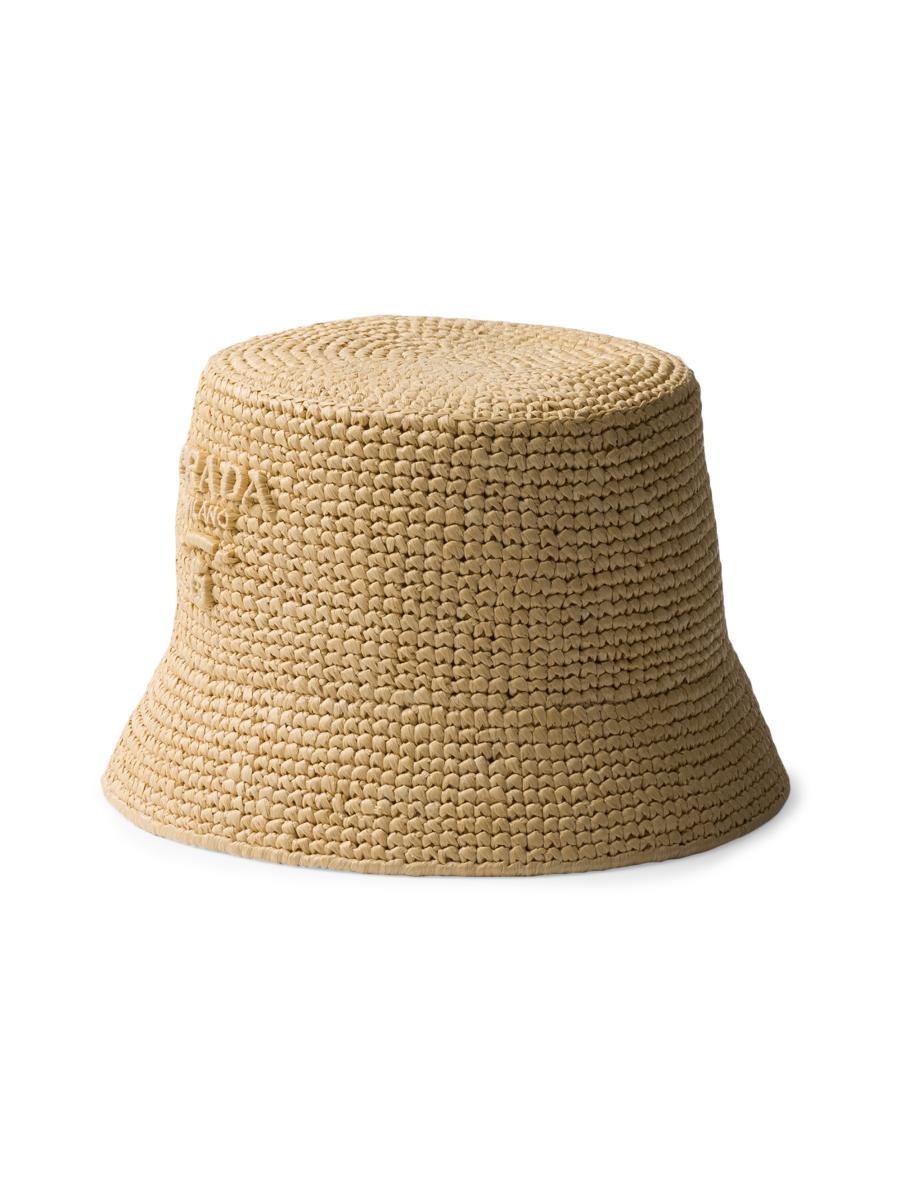 Prada Woven Fabric Bucket Hat | Saks Fifth Avenue