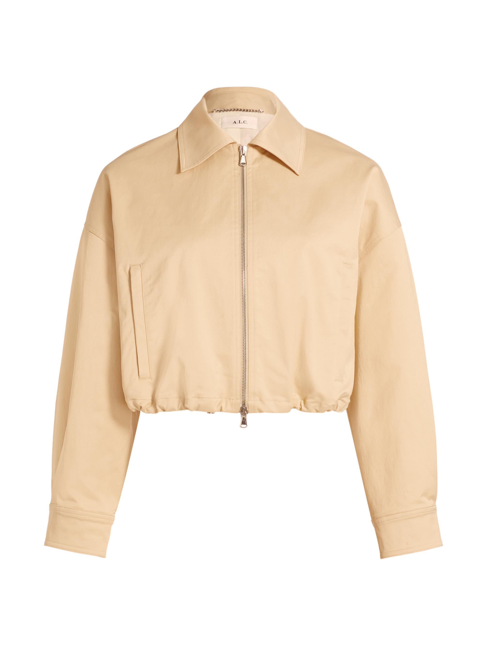 A.L.C. Women's Harry Cropped Bomber Jacket - Khaki