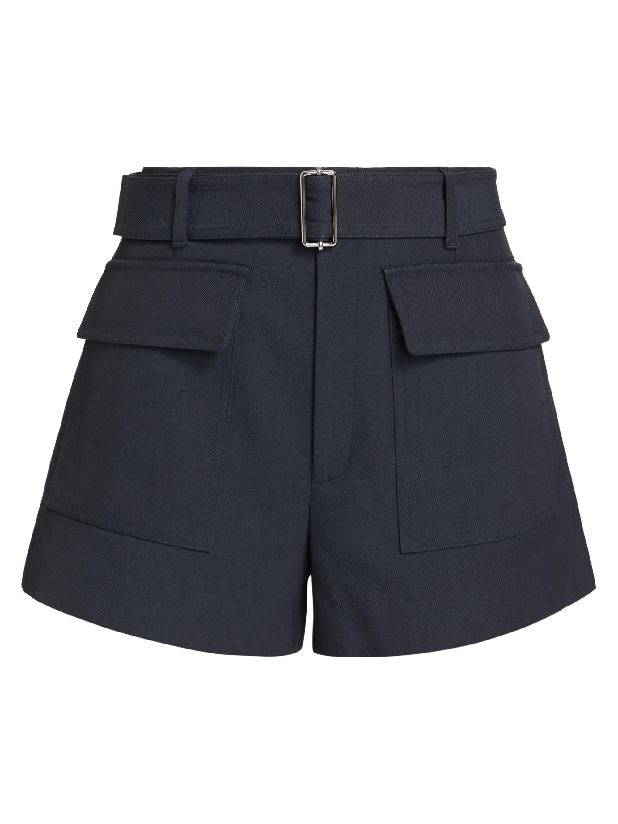 A.L.C. Women's Oakland Cotton Shorts - Navy