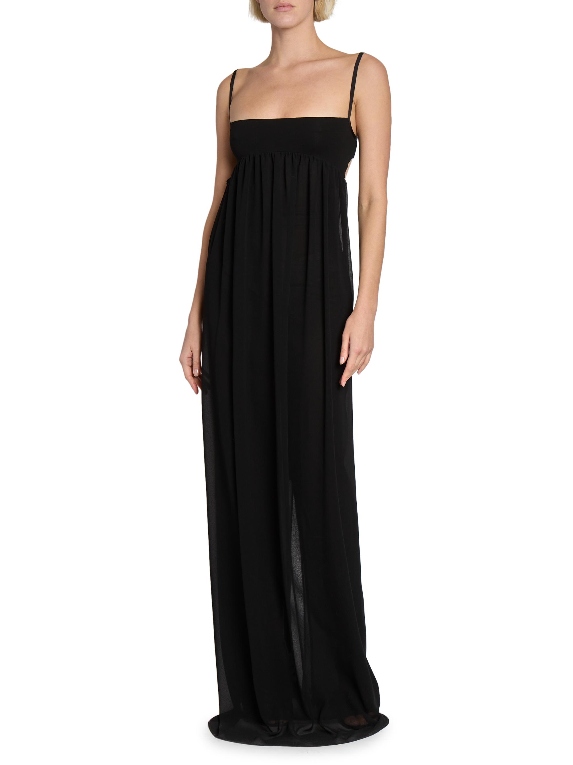 Jacquemus Peplo Back-Buckle Gown | Saks Fifth Avenue