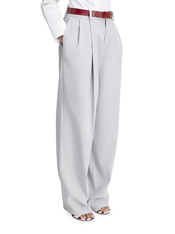 Shop Jacquemus Le Pantalon Curzio Cotton-Blend Wide-Leg Shop Jacquemus Le Pantalon Curzio Cotton-Blend Wide-Leg