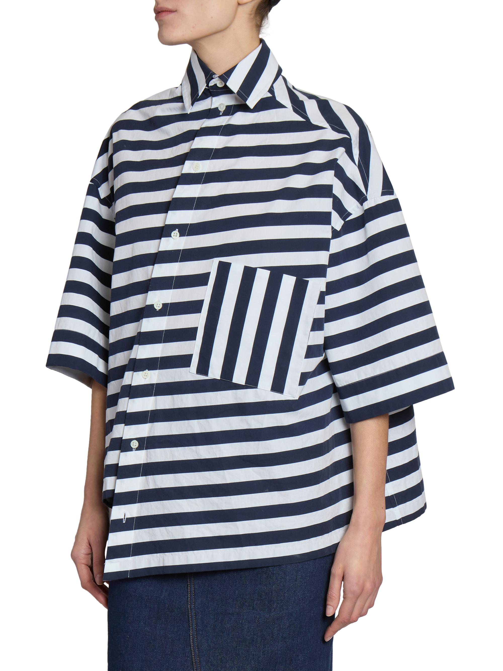 トップス PABLO VINCI Ombre striped shirt トップス PABLO VINCI Ombre striped shirt PABLO VINCI Ombre striped