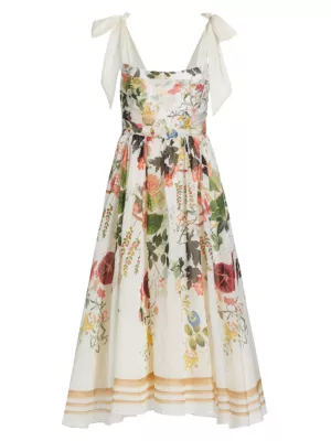 Alice + Olivia Women's Haven Fit & Flare Midi-Dress - Blush Kiss Vanilla - Men's Clothing