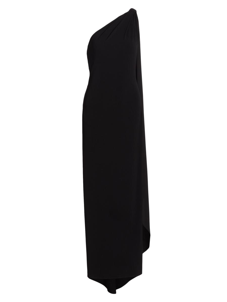 Shop Alice + Olivia Anja Draped One-Shoulder Maxi Dress Shop Alice + Olivia Anja Draped One-Shoulder Maxi Dress