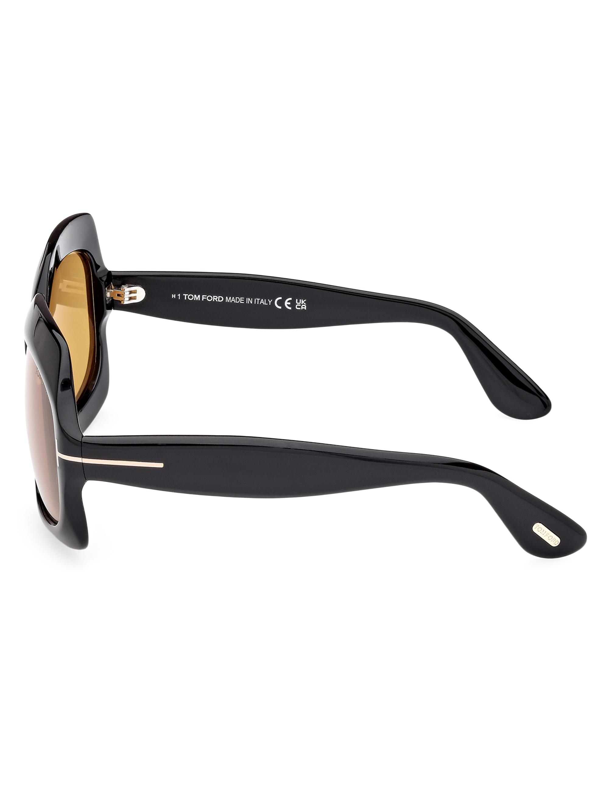 TOM FORD Ren 60MM Geometric Sunglasses | Saks Fifth Avenue