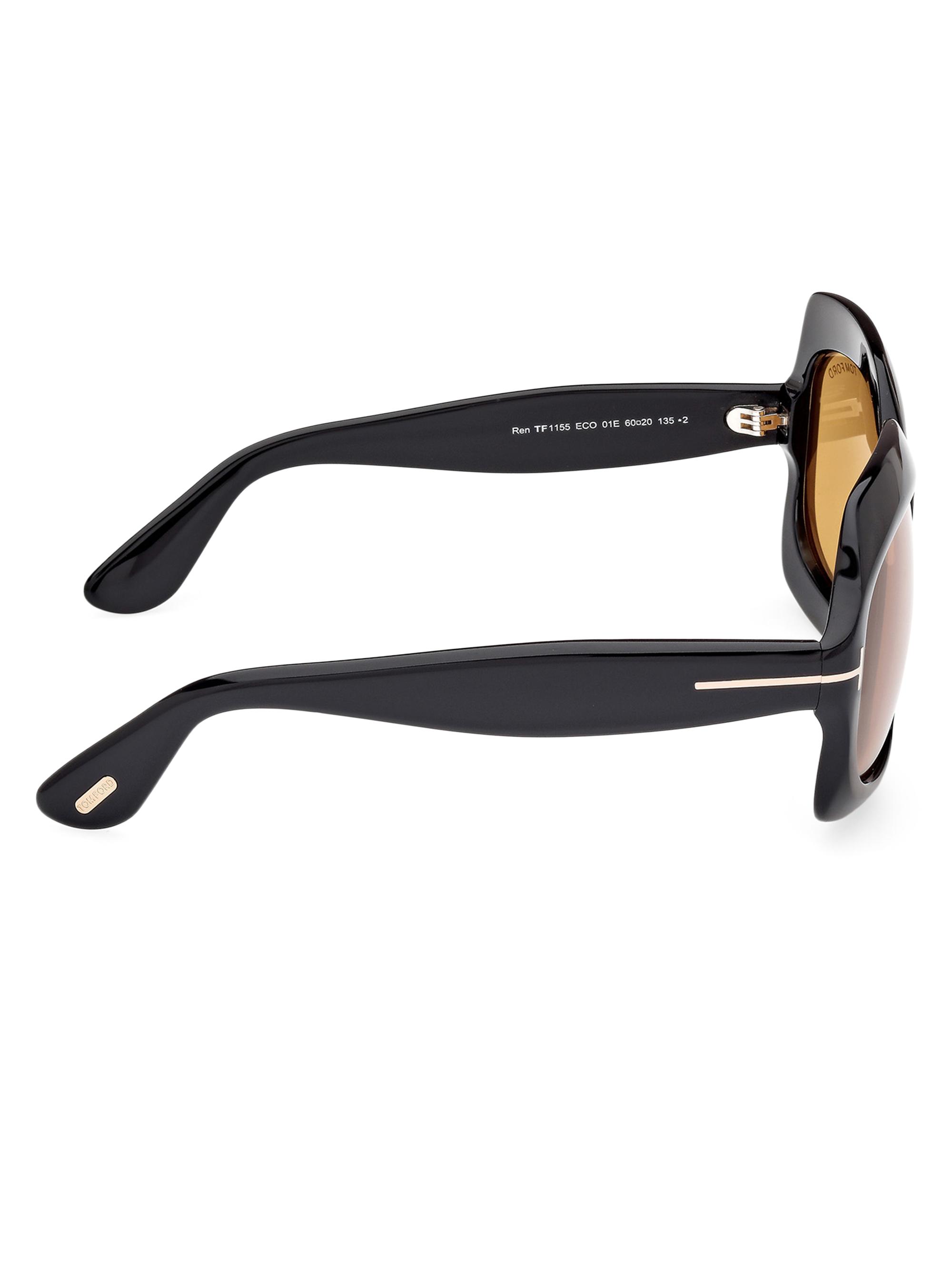 TOM FORD Ren 60MM Geometric Sunglasses | Saks Fifth Avenue display picture 2
