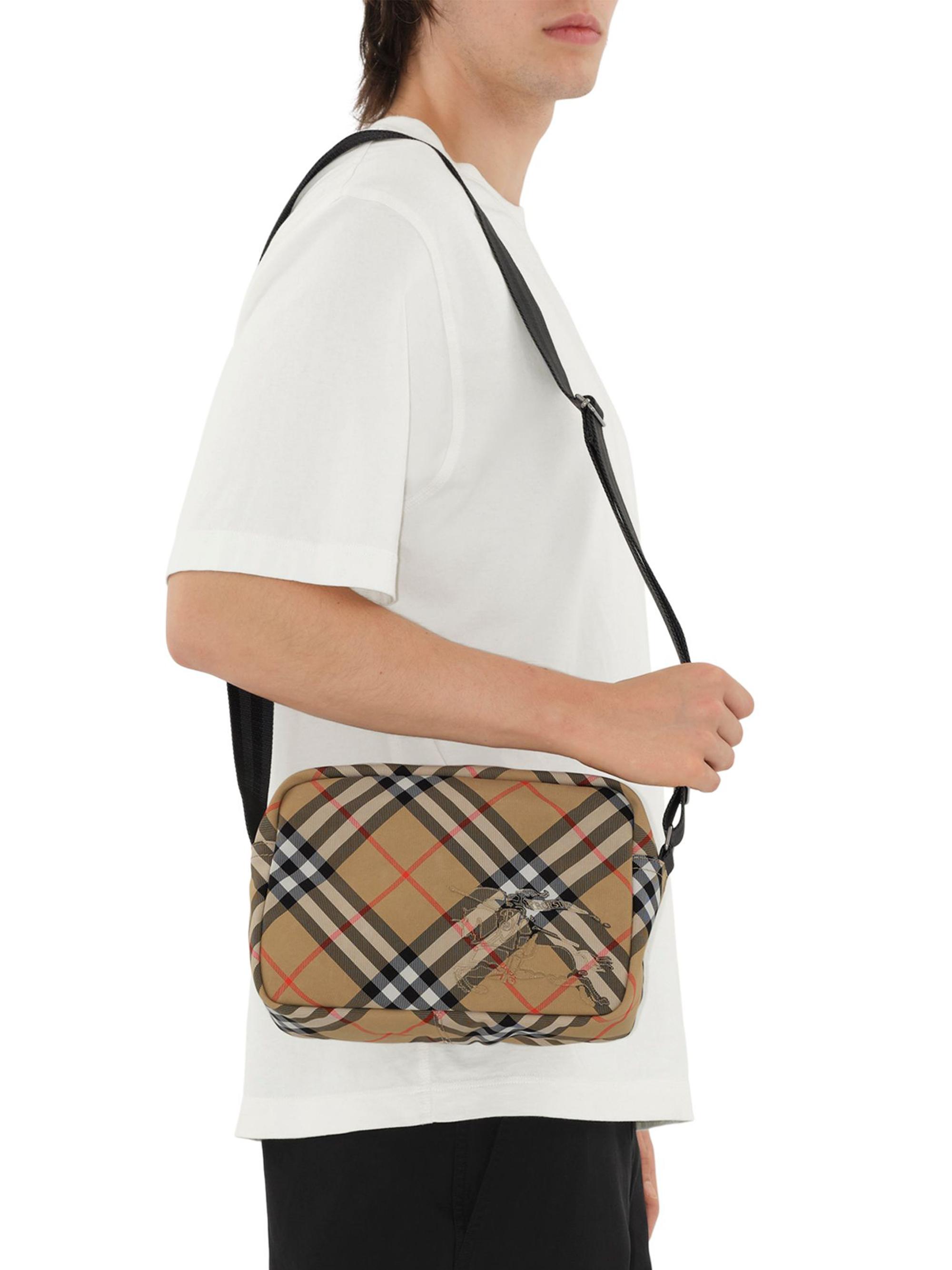 Burberry Check & Equestrian Crossbody Bag | Saks Fifth Avenue