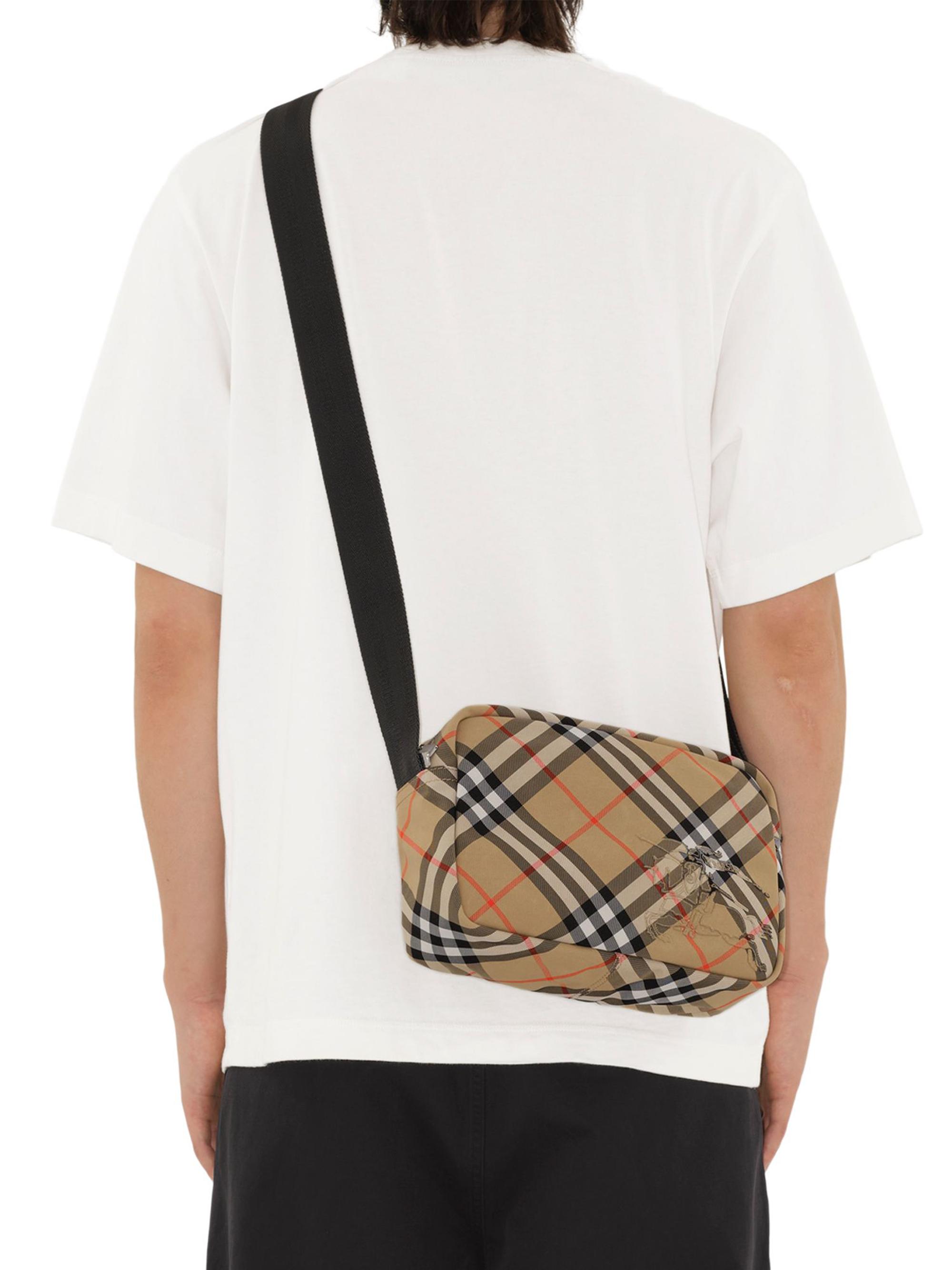 BURBERRY ショルダーバッグ Burberry Check & Equestrian Crossbody Bag | Saks Fifth Avenue