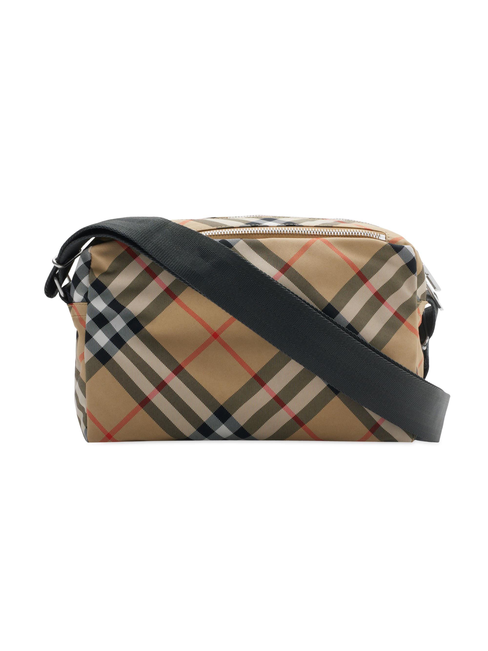 Burberry Check & Equestrian Crossbody Bag | Saks Fifth Avenue