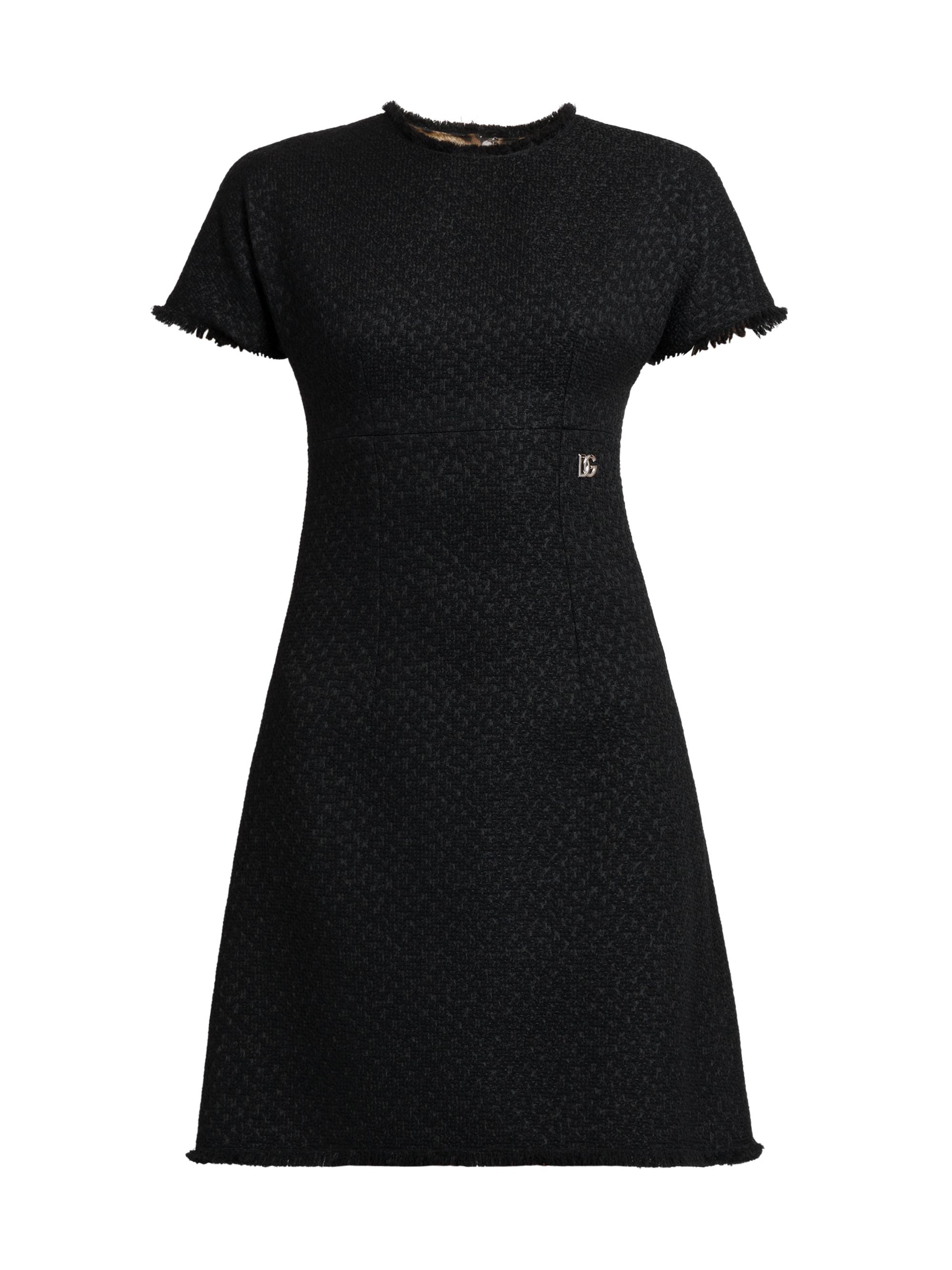 Dolce&Gabbana Wool-Tweed Short-Sleeve Dress | Saks Fifth Avenue