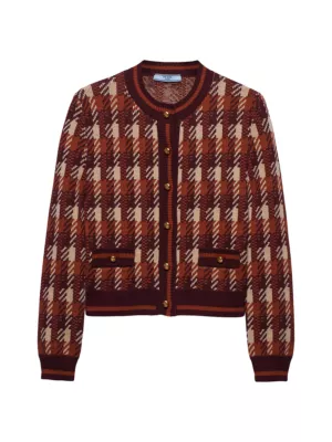 Shop Prada Wool Cardigan | Saks Fifth Avenue