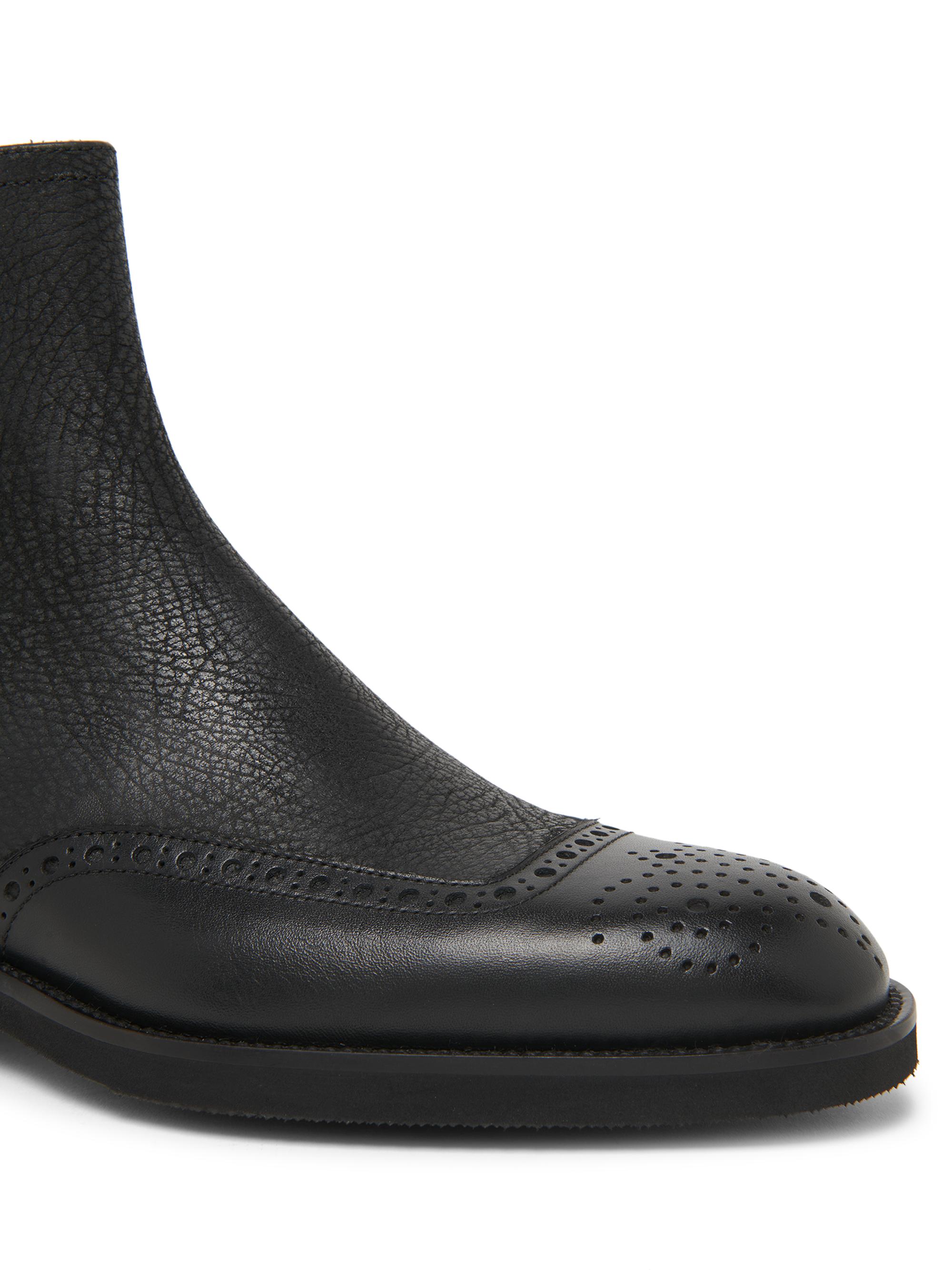 Pollini Perforated Leather Ankle Boots | Saks Fifth Avenue