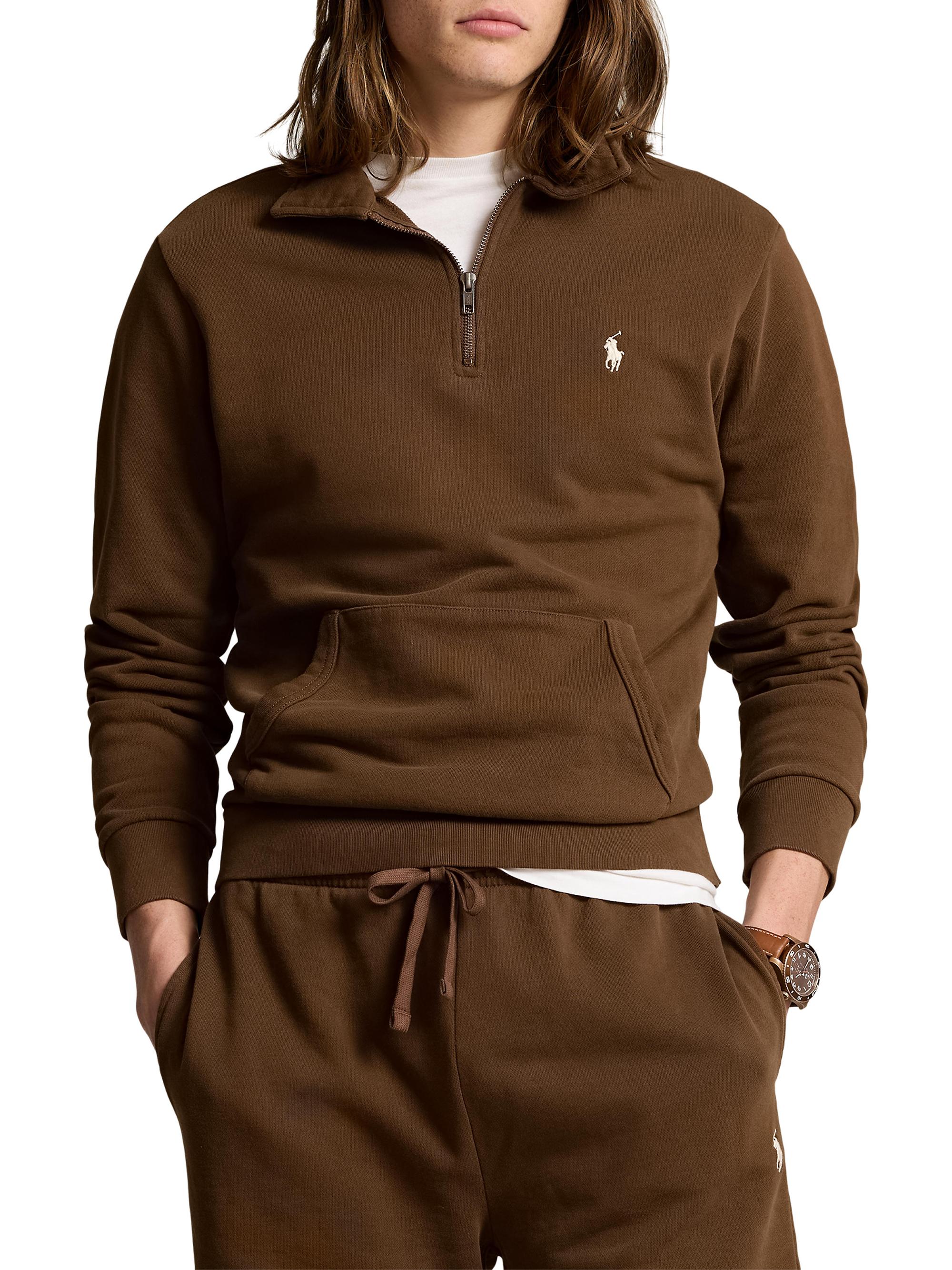 Polo Ralph Lauren Loopback Terry Quarter-Zip Sweatshirt | Saks