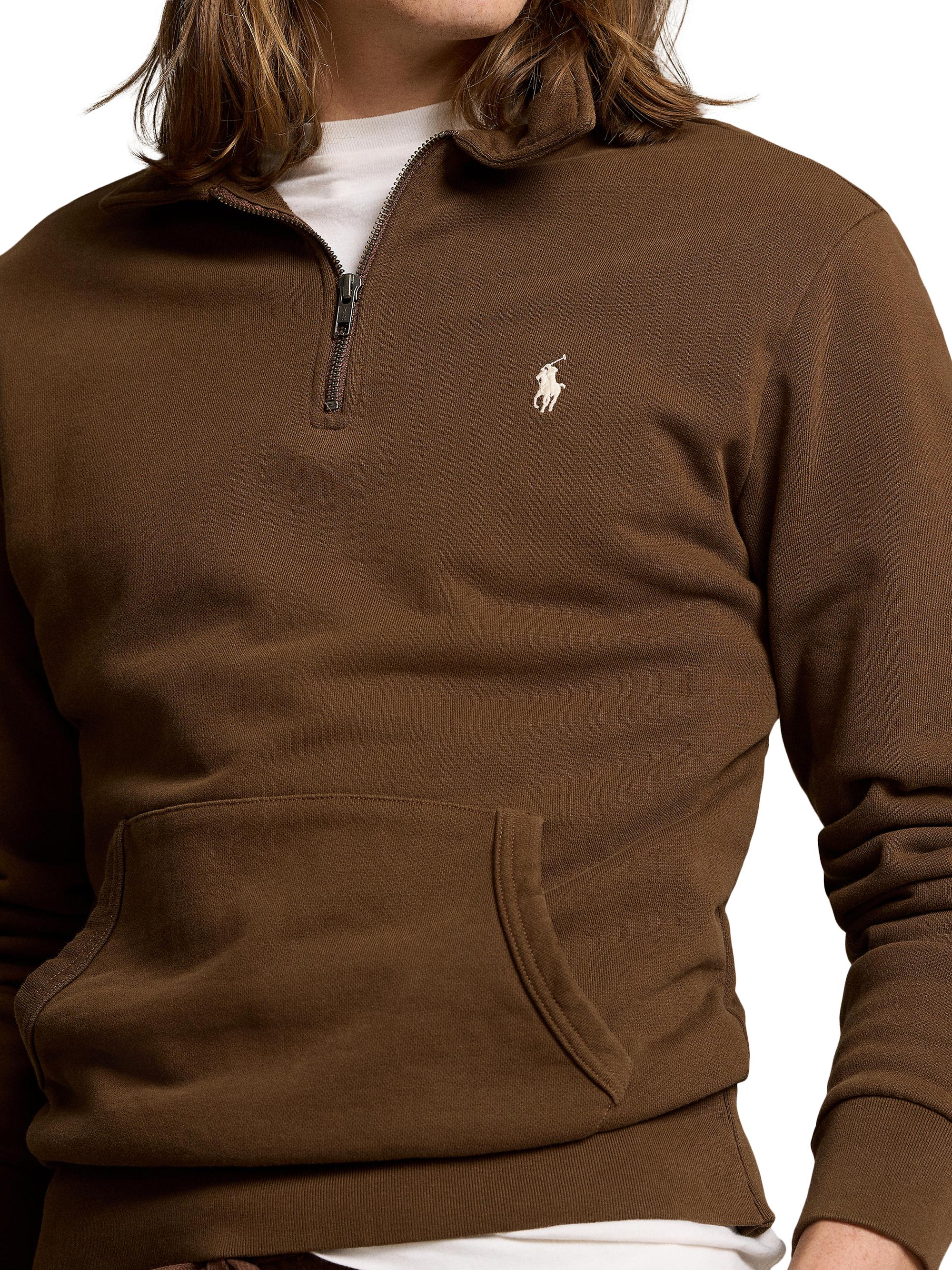 Polo Ralph Lauren Loopback Terry Quarter-Zip Sweatshirt | Saks