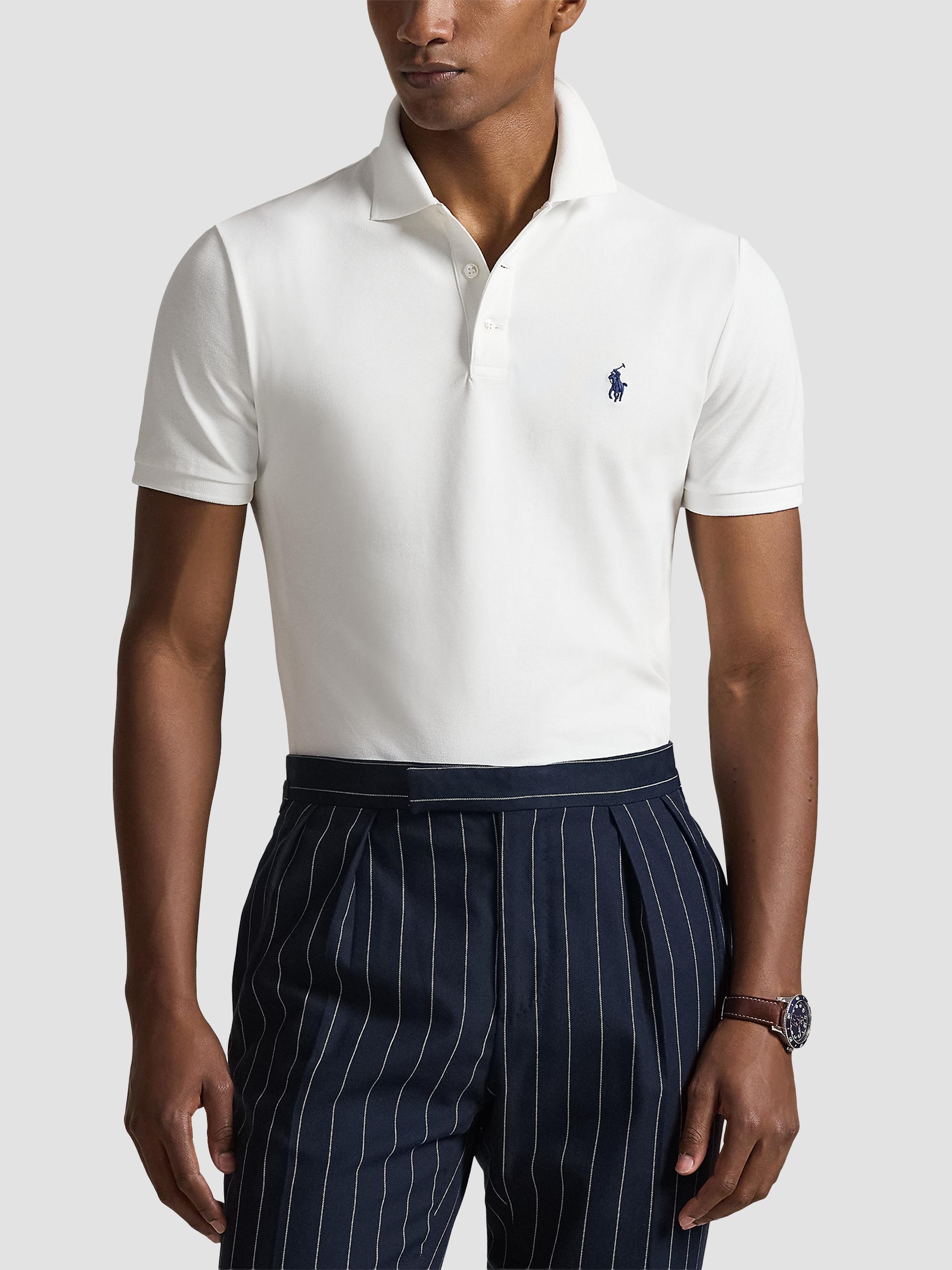 Polo Ralph Lauren Stretch Mesh Polo Shirt | Saks Fifth Avenue