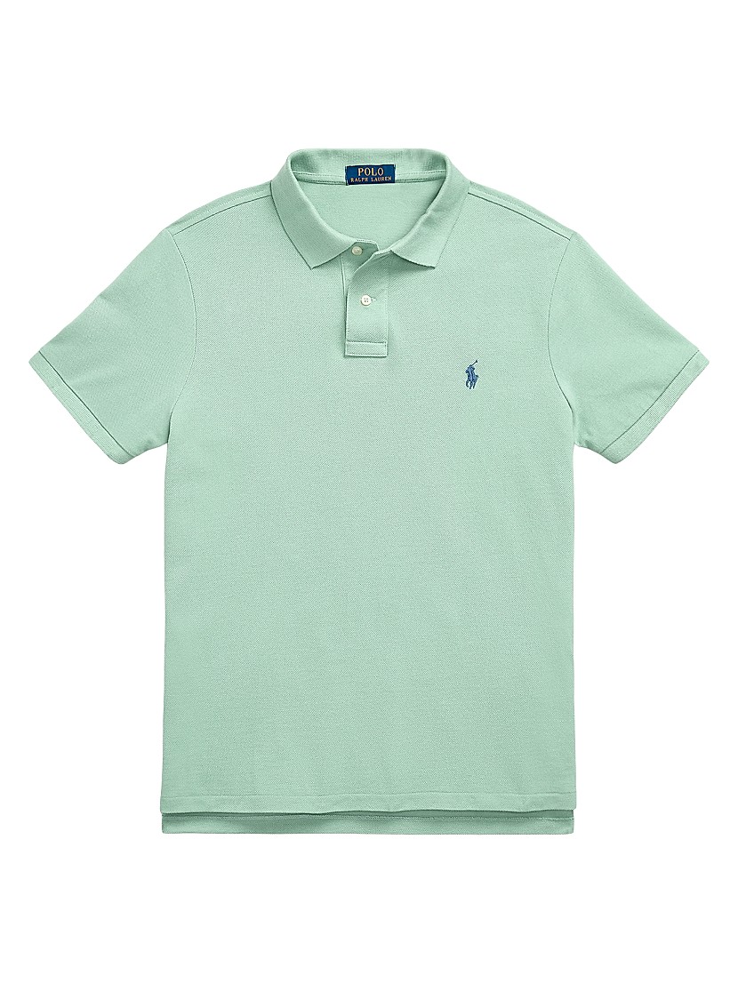 Shop Polo Ralph Lauren Basic Mesh Knit Polo Shirt | Saks Shop Polo Ralph Lauren Basic Mesh Knit Polo Shirt | Saks