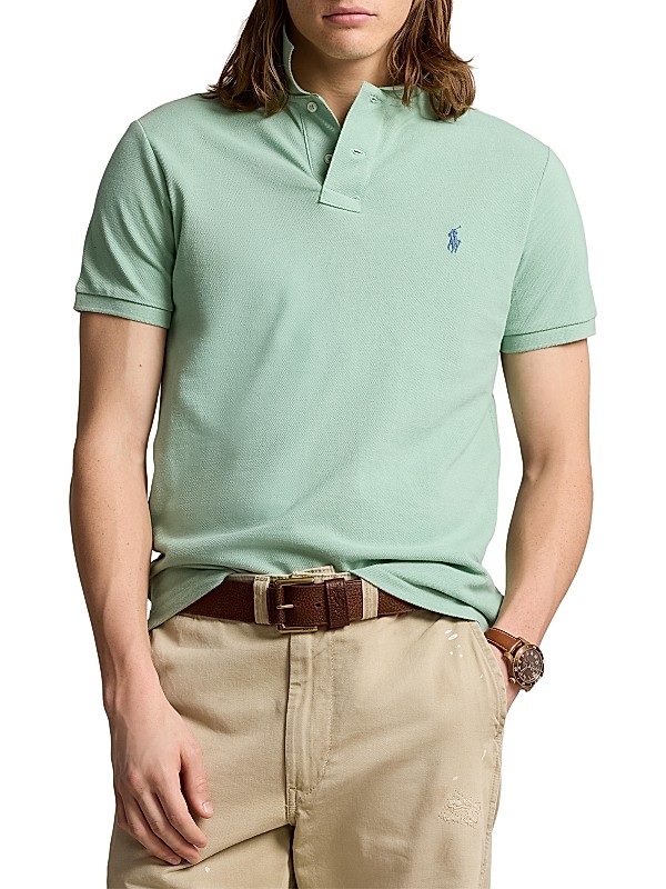 Shop Polo Ralph Lauren Basic Mesh Knit Polo Shirt | Saks Shop Polo Ralph Lauren Basic Mesh Knit Polo Shirt | Saks
