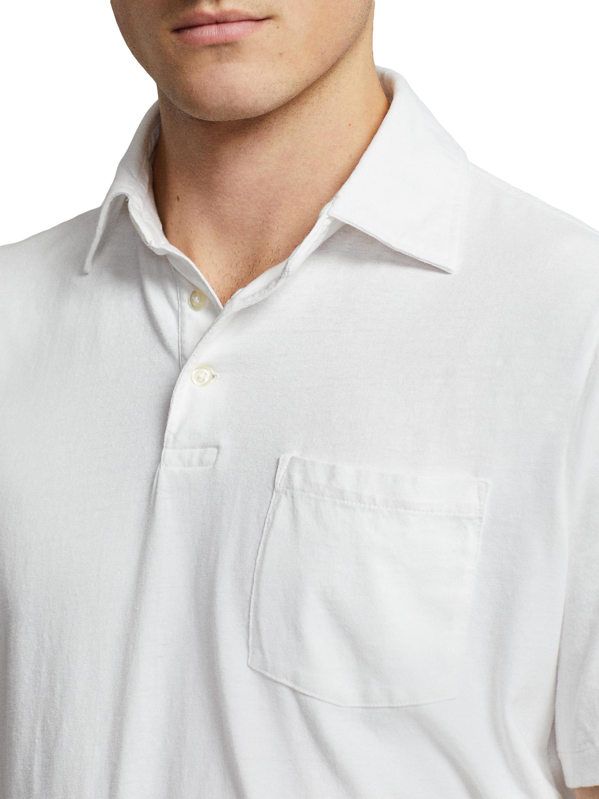 Polo Ralph Lauren Cotton-Blend Polo Shirt | Saks Fifth Avenue