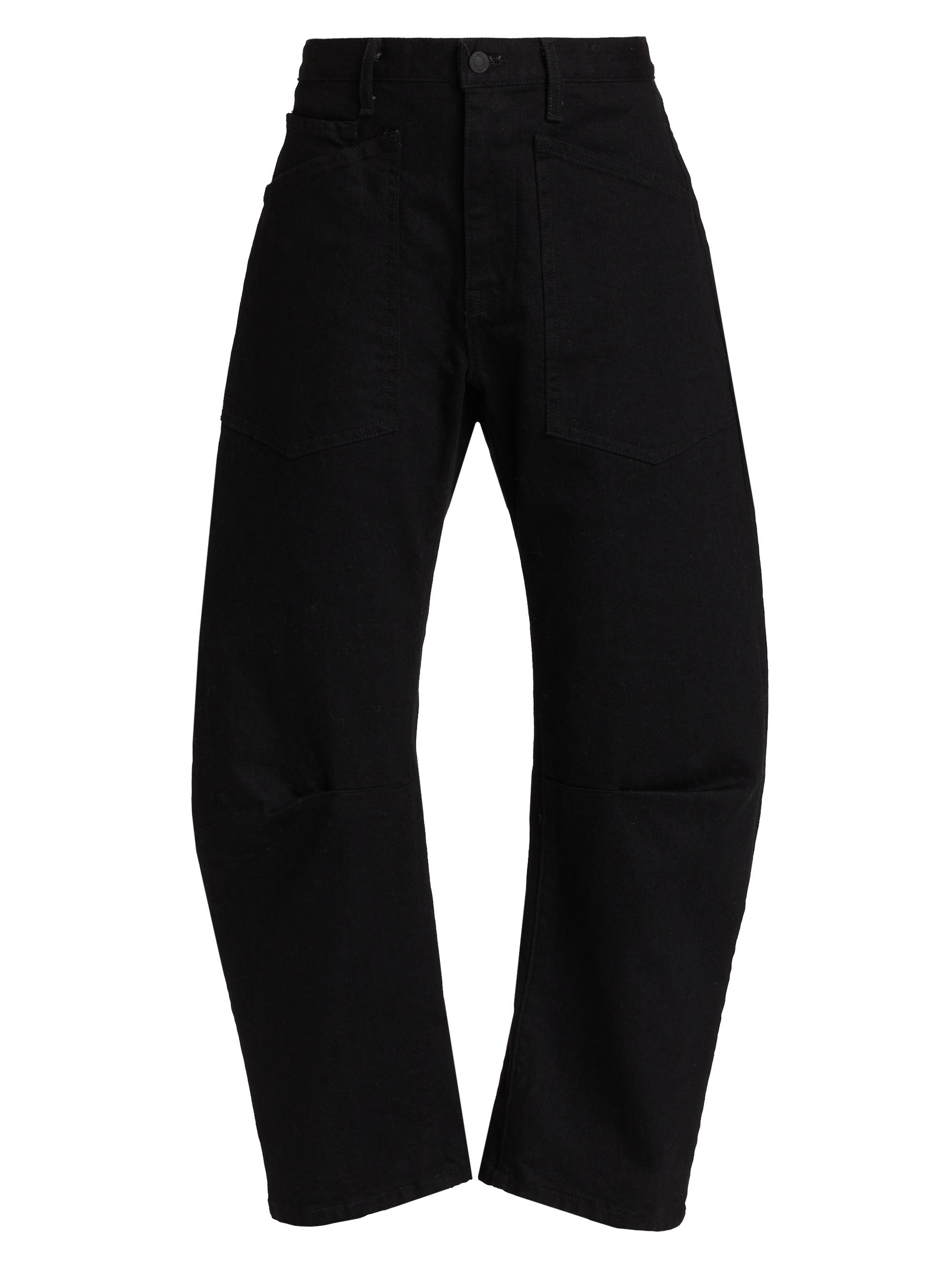 Nili Lotan Women's Shon Barrel Jeans - Black