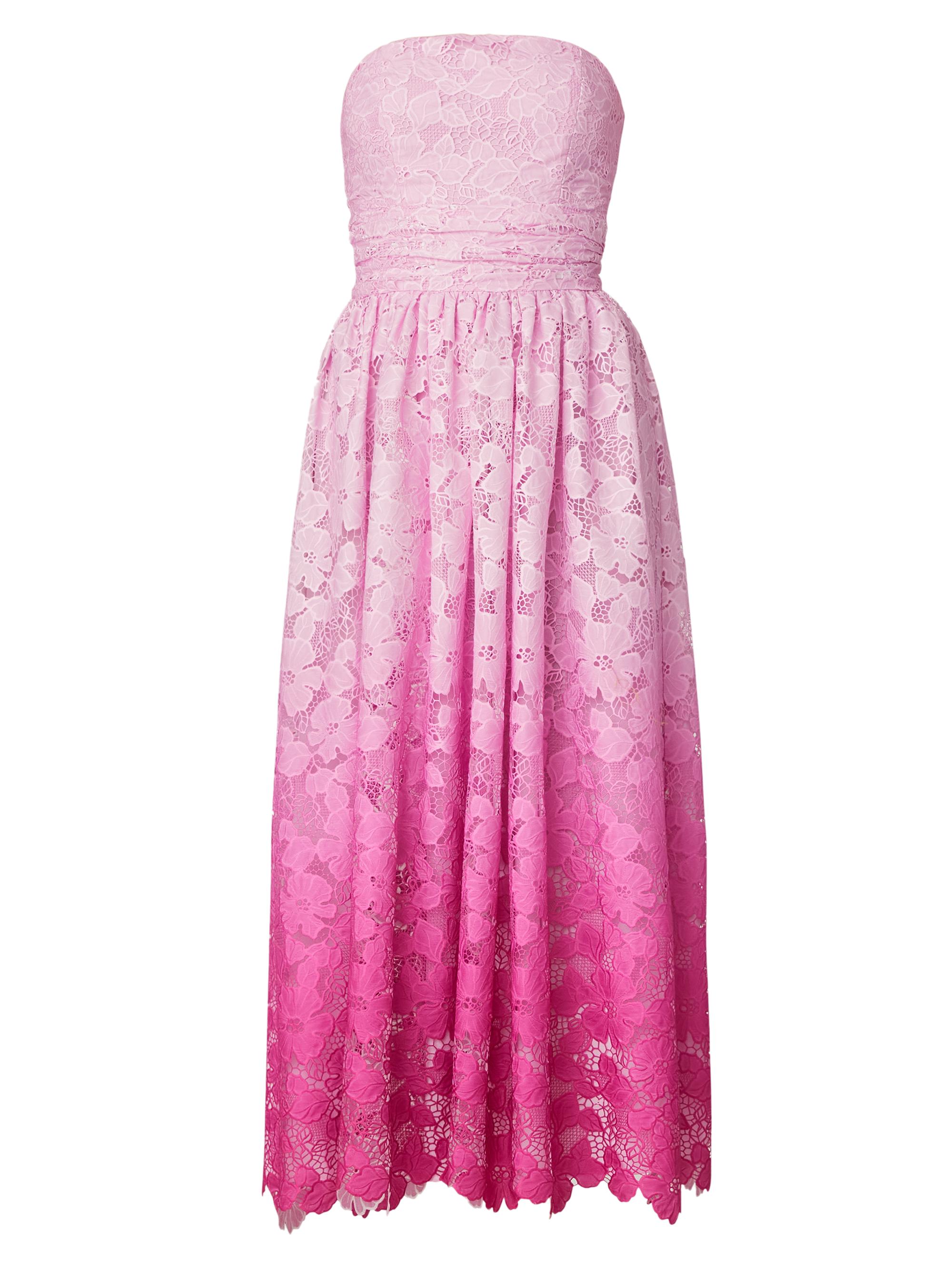 Shoshanna Tulip Ombré Floral Lace Midi-Dress | Saks Fifth Avenue