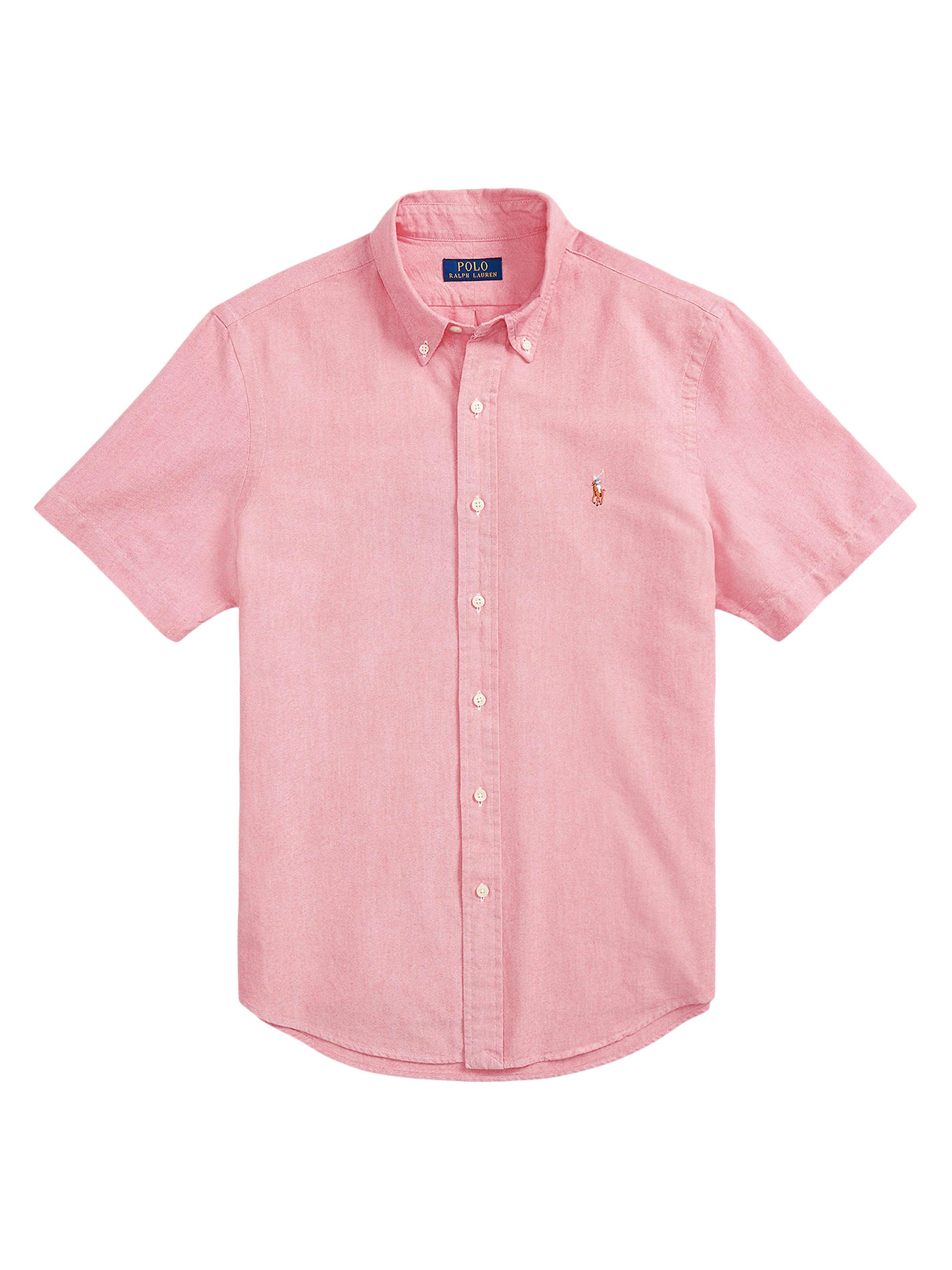 Polo Ralph Lauren Men's Classic Oxford Short-Sleeve Sport Shirt - Sunrise Red