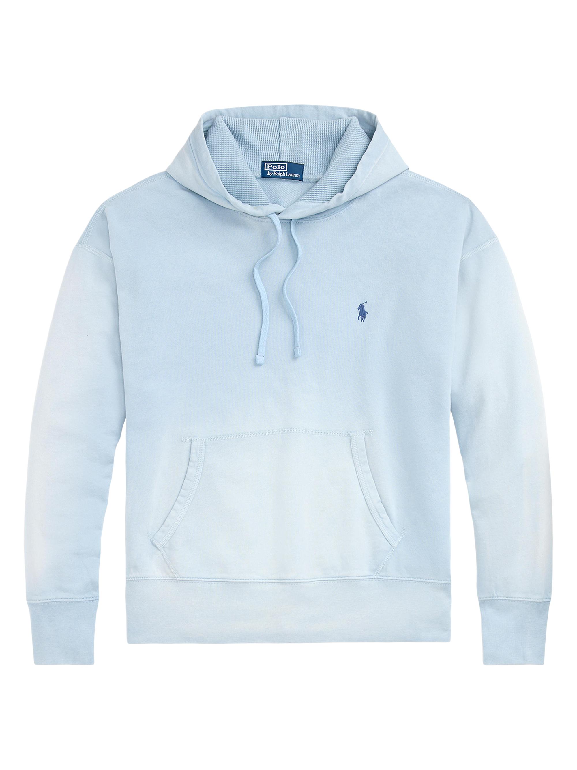 Polo Ralph Lauren Men's Garment-Dyed Cotton Hoodie - Vessel Blue