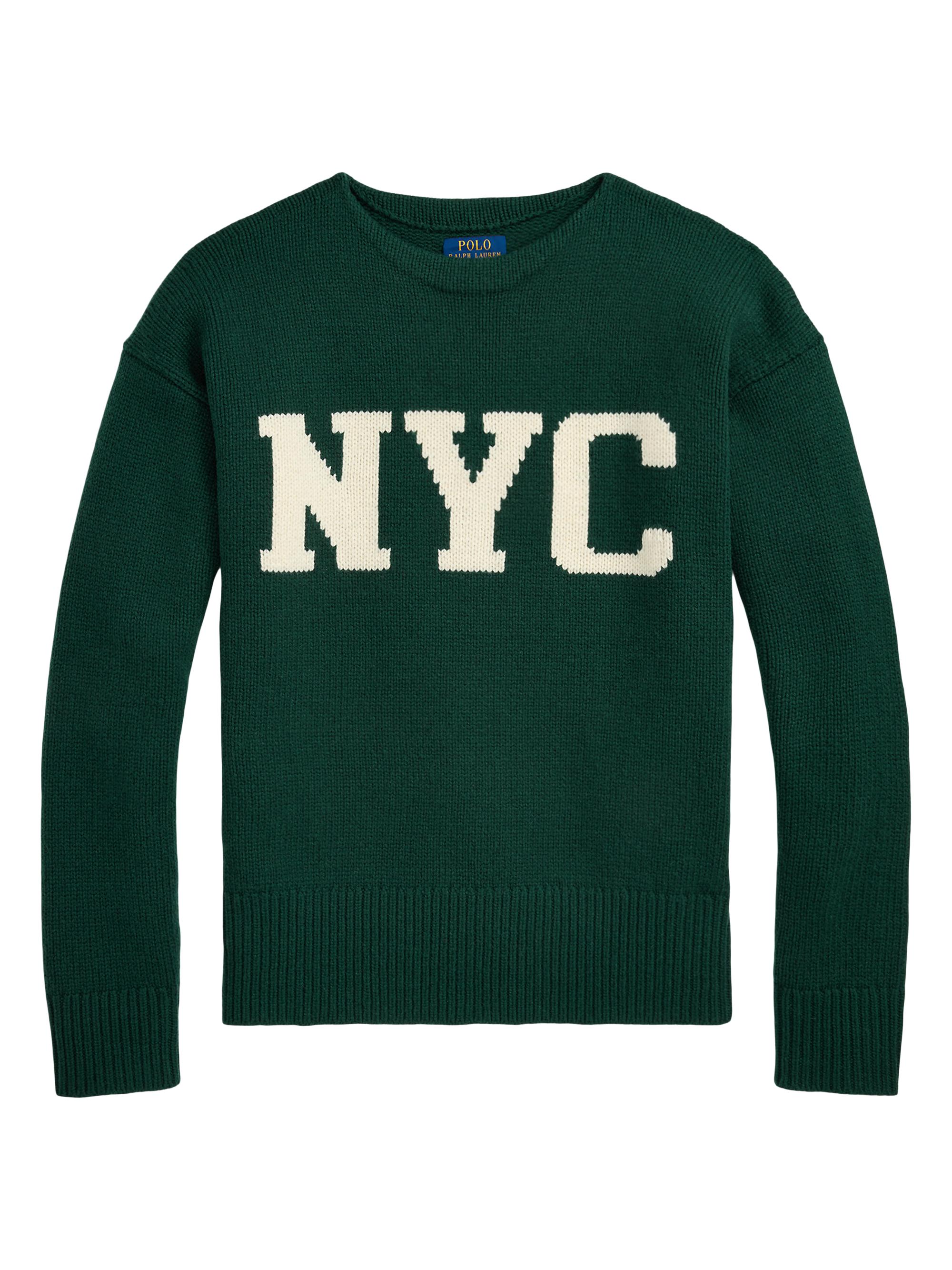 Polo Ralph Lauren Men's NYC Wool-Blend Sweater - Green Combo
