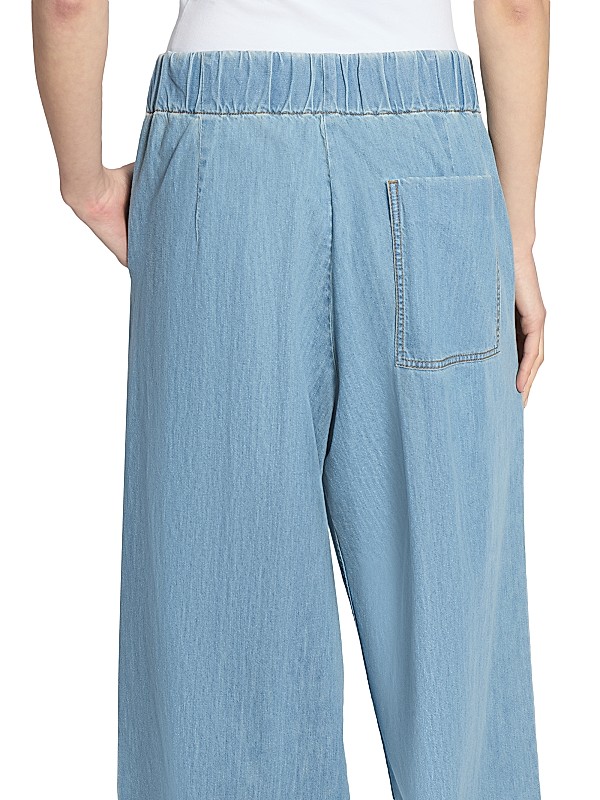 Shop Dries Van Noten Pila Cotton Denim Wide-Leg Pants | Saks Shop Dries Van Noten Pila Cotton Denim Wide-Leg Pants | Saks