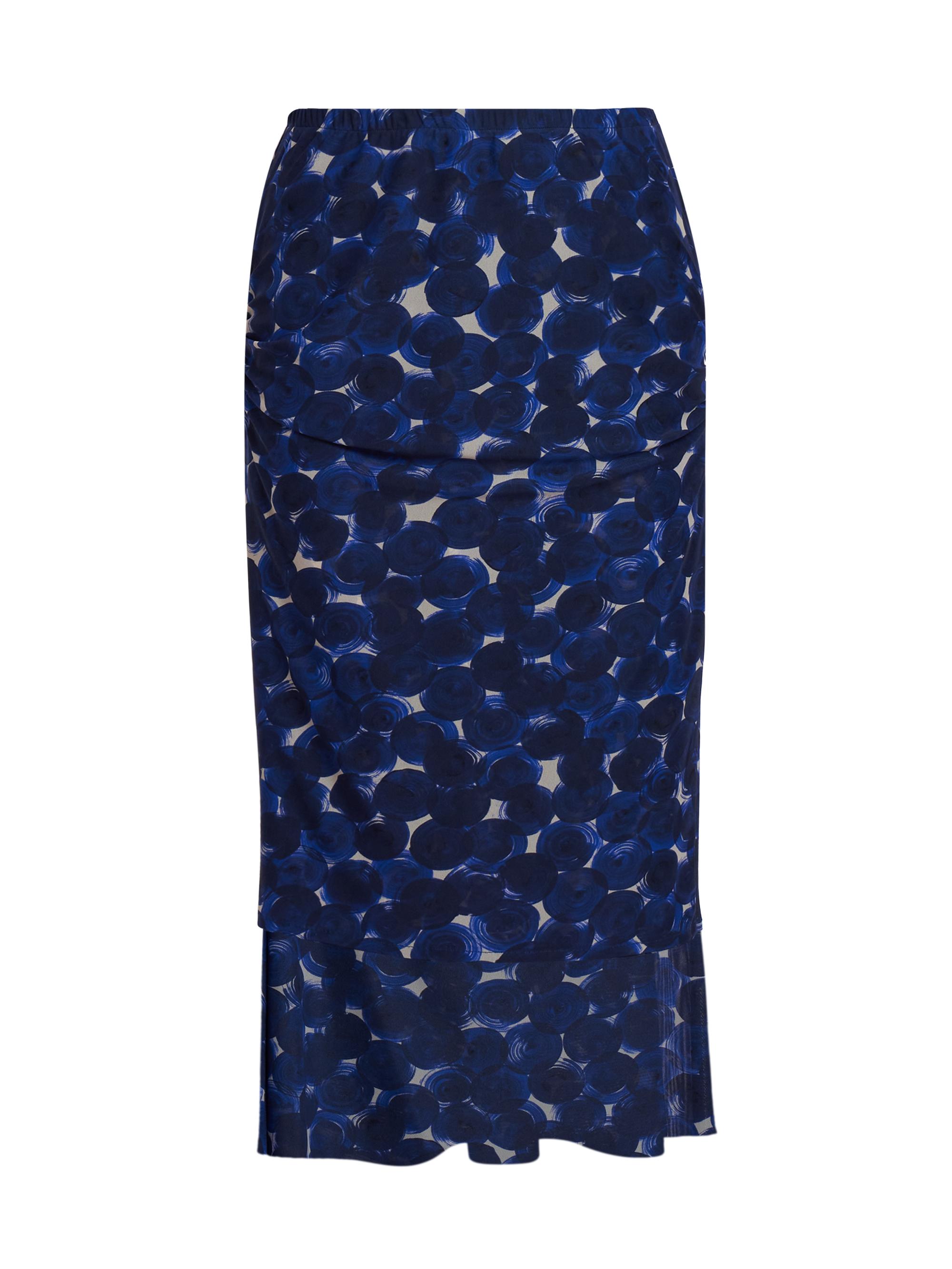 Dries Van Noten Women's Homoa Polka Dot Mesh Skirt - Blue