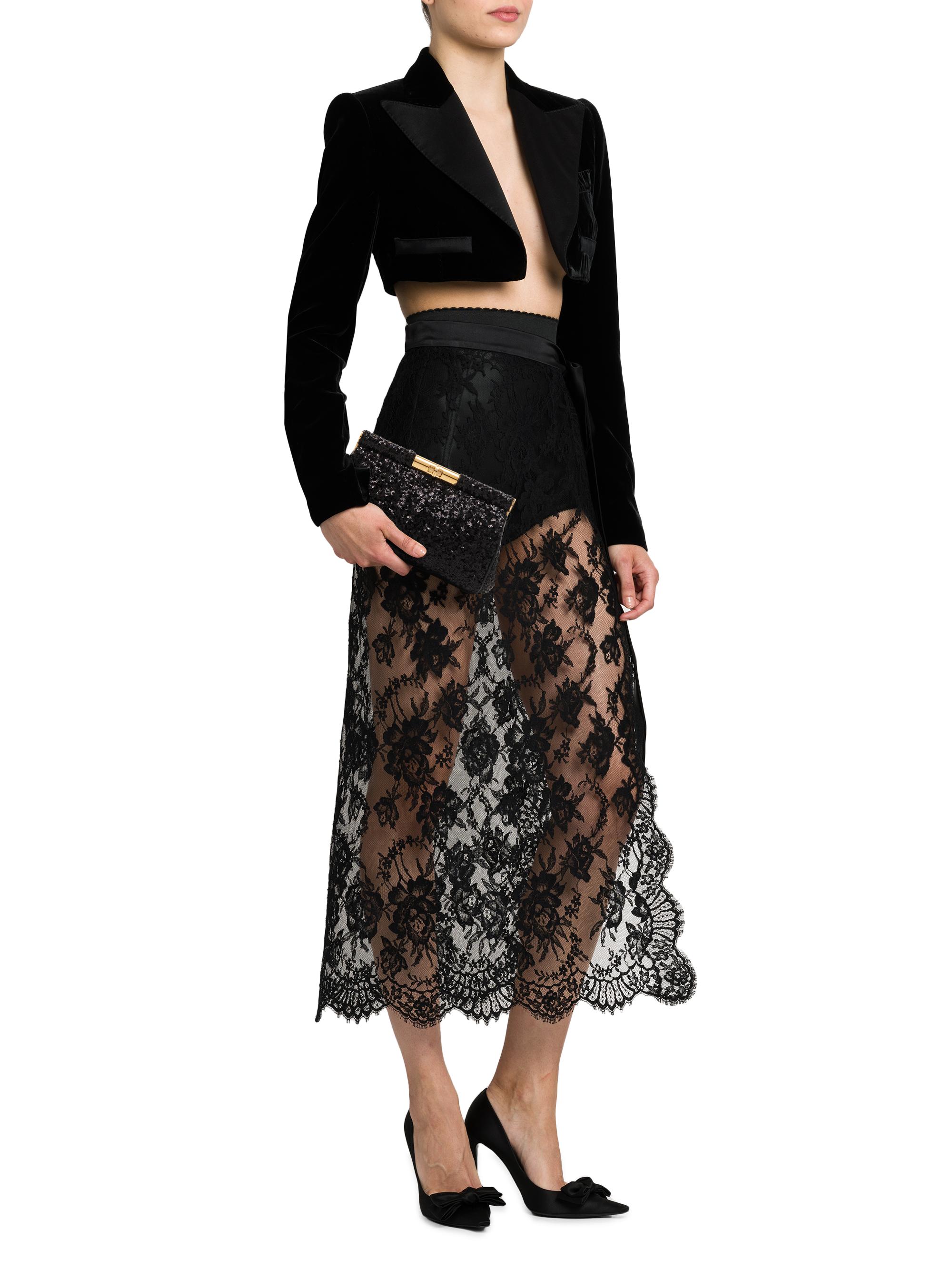 Dolce&Gabbana Medium Marlene Sequined Clutch | Saks Fifth Avenue