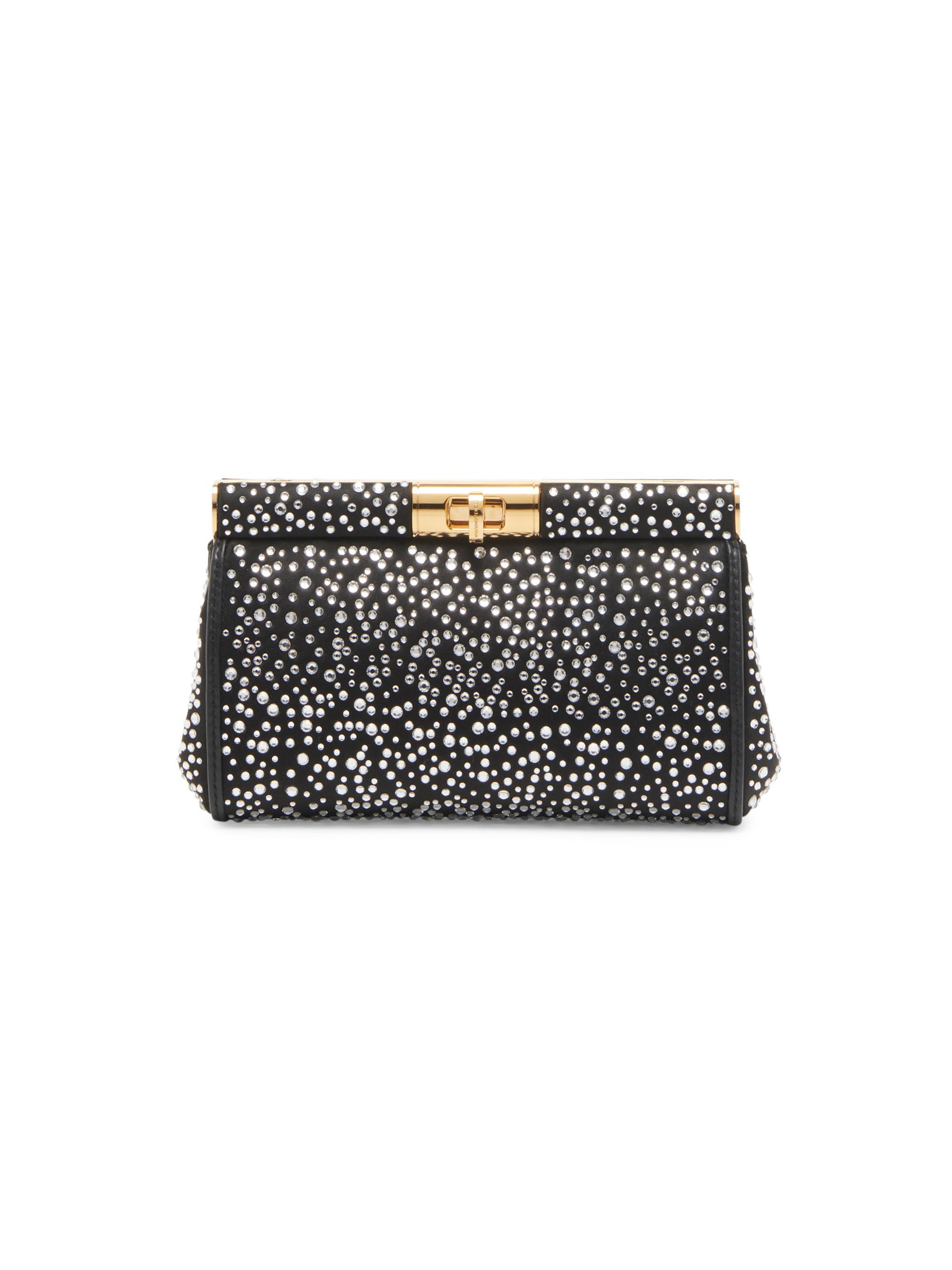 Dolce & Gabbana Women's  Marlene Crystal-Embellished Shoulder Bag - Crystal Nero