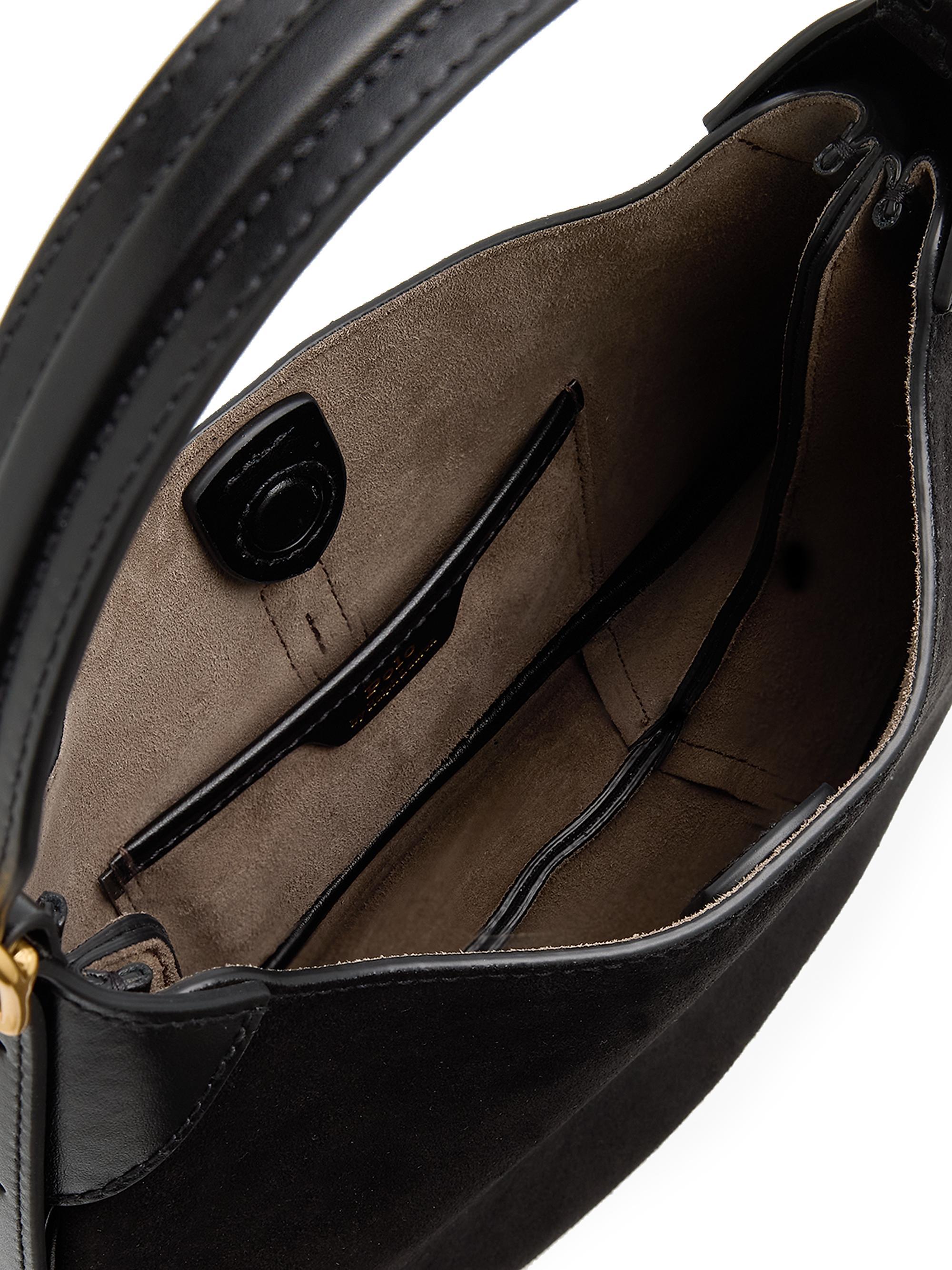 Polo Ralph Lauren Polo ID Small Suede Shoulder Bag | Saks Fifth Avenue