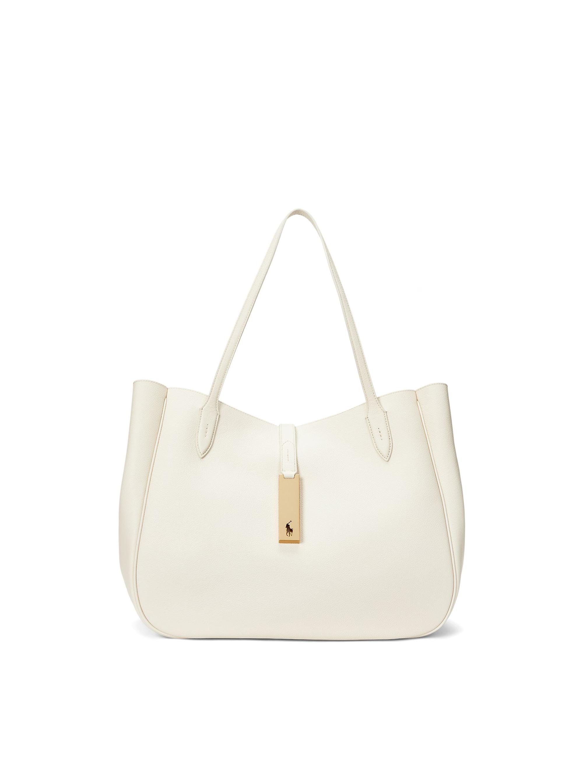 Polo Ralph Lauren Women's  Polo ID Leather Tote Bag -