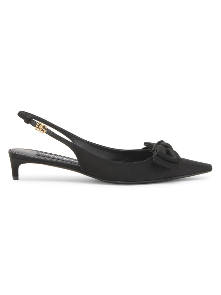 サンダル・ミュール Dolce & Gabbana SVAROVSKY BOW KITTEN HEEL 0400021269965?wid=900