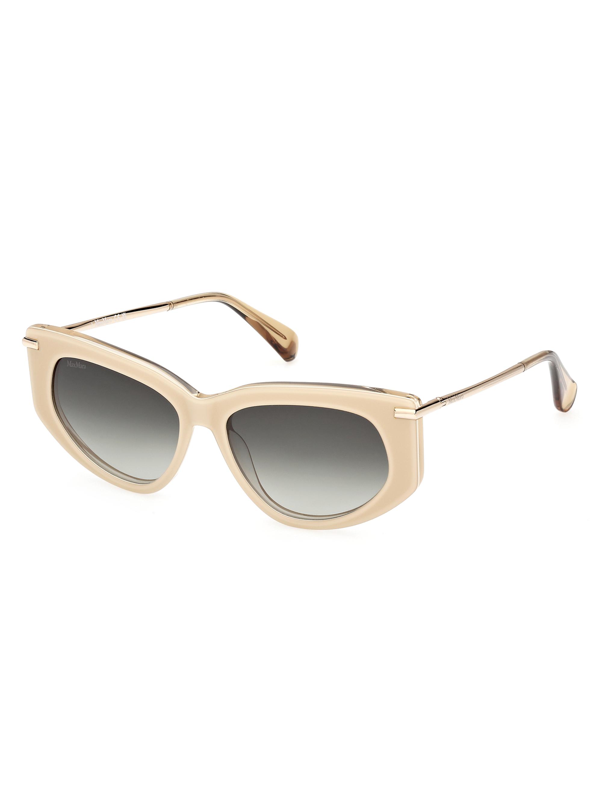 Max Mara Women's Beth 54MM Round Sunglasses - Cream Green Gradient