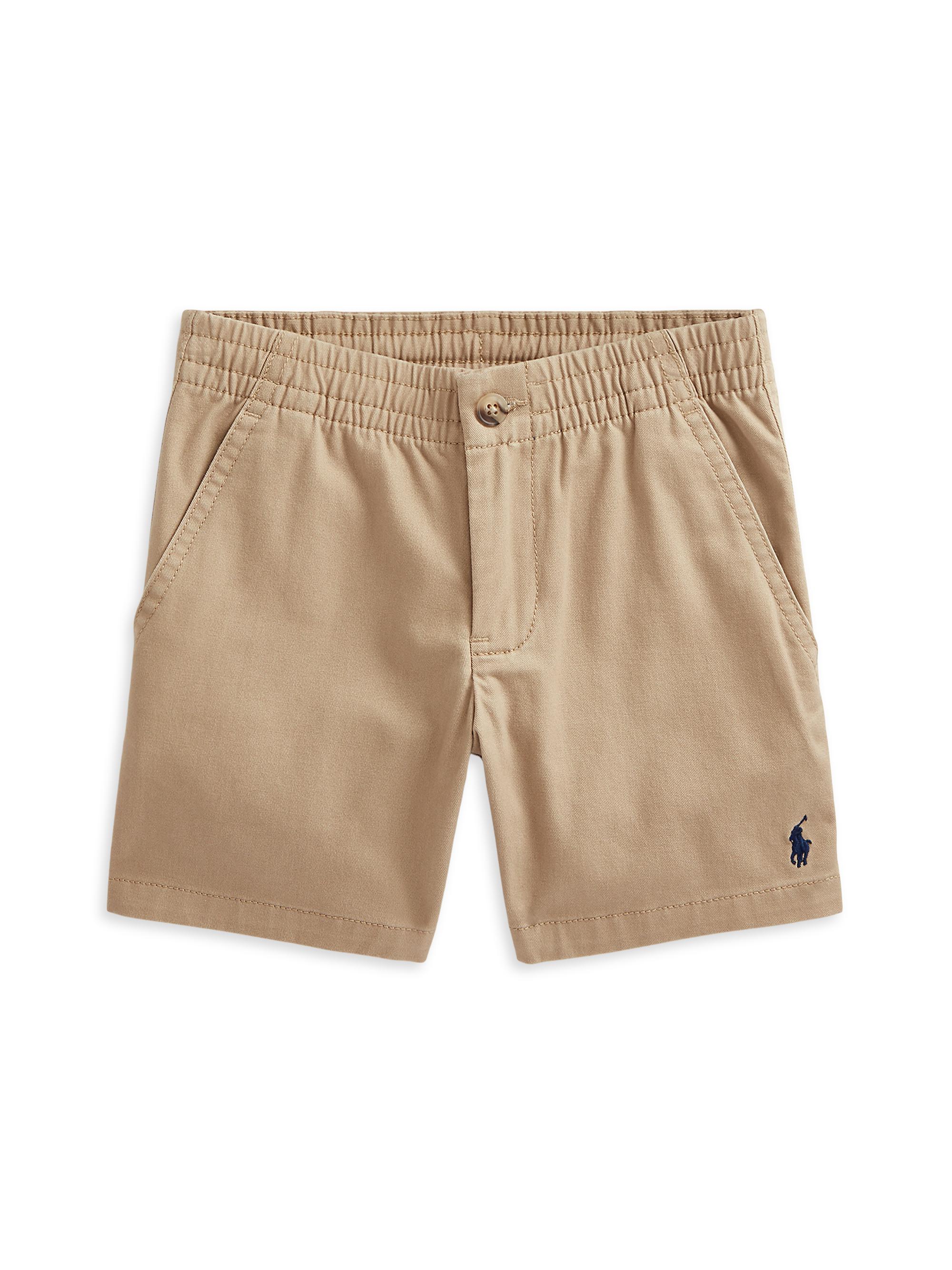 Polo Ralph Lauren Little Boy's & Boy's Cotton Flat Front Shorts - Khaki Hill