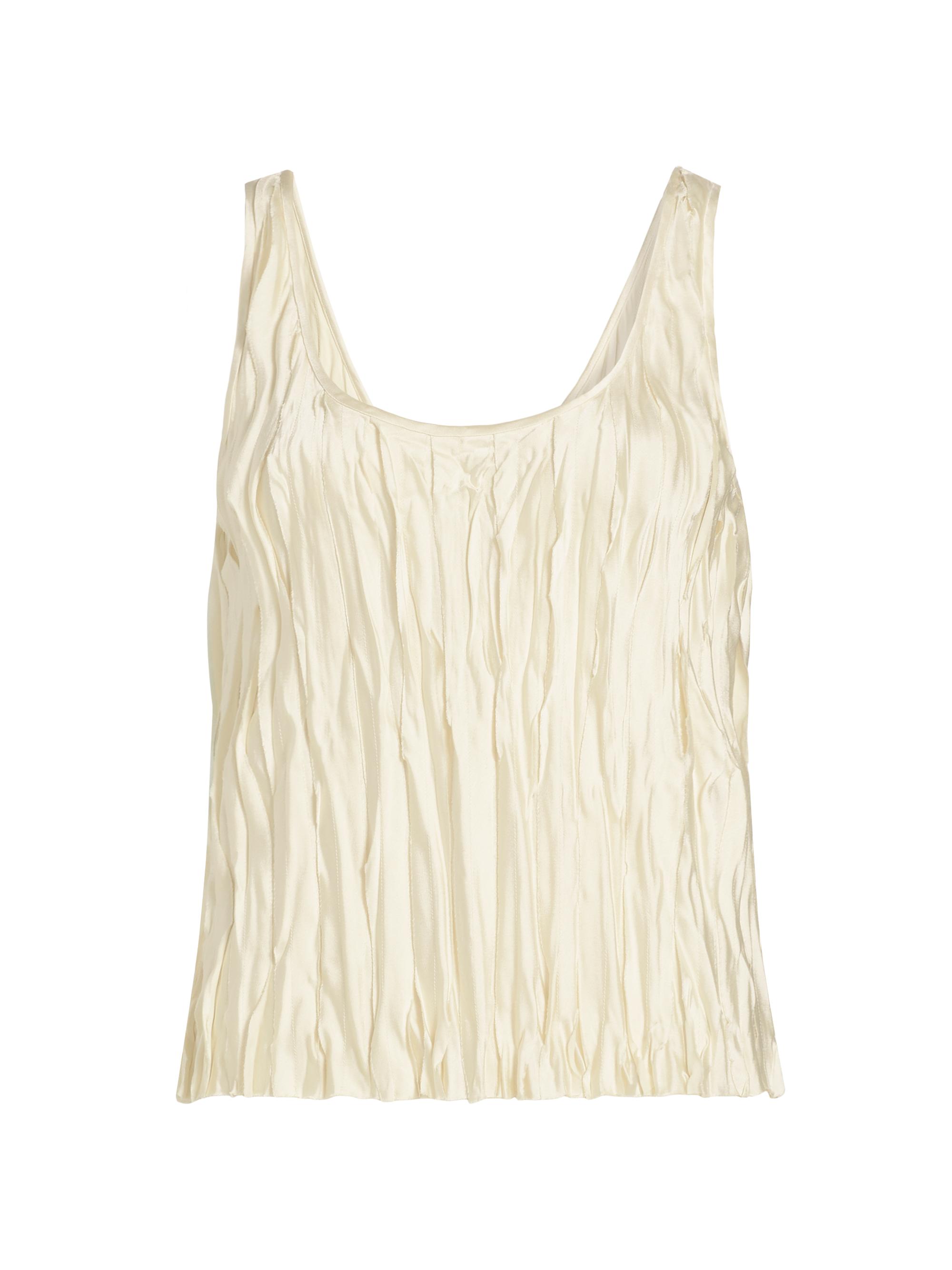 Vince Women's Crushed Bias Strip Tank - Pale