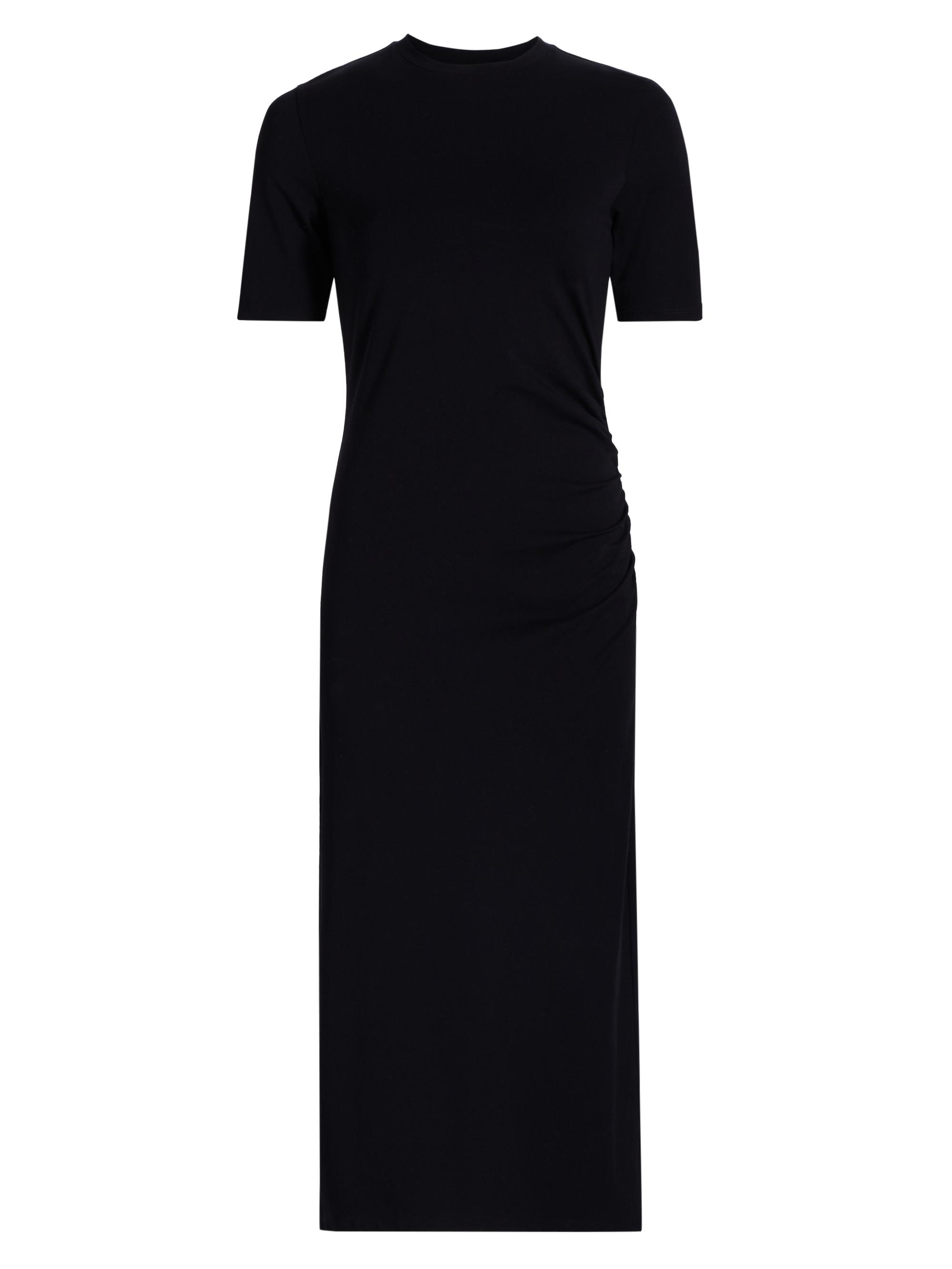 Vince Women's Jersey Short-Sleeve Midi-Dress - Coastal Blue