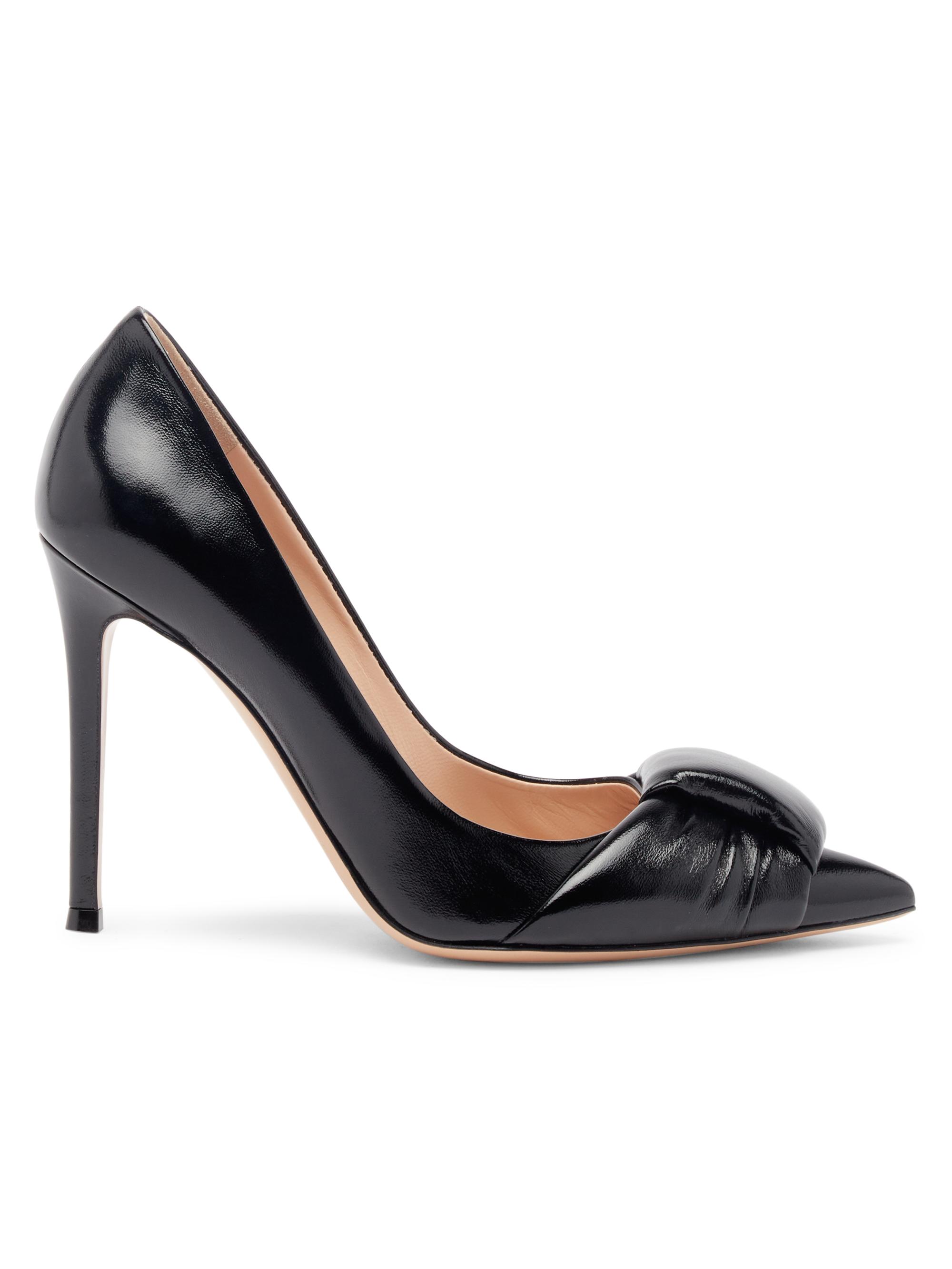 Gianvito Rossi Women's 85MM Leather Pumps - Black