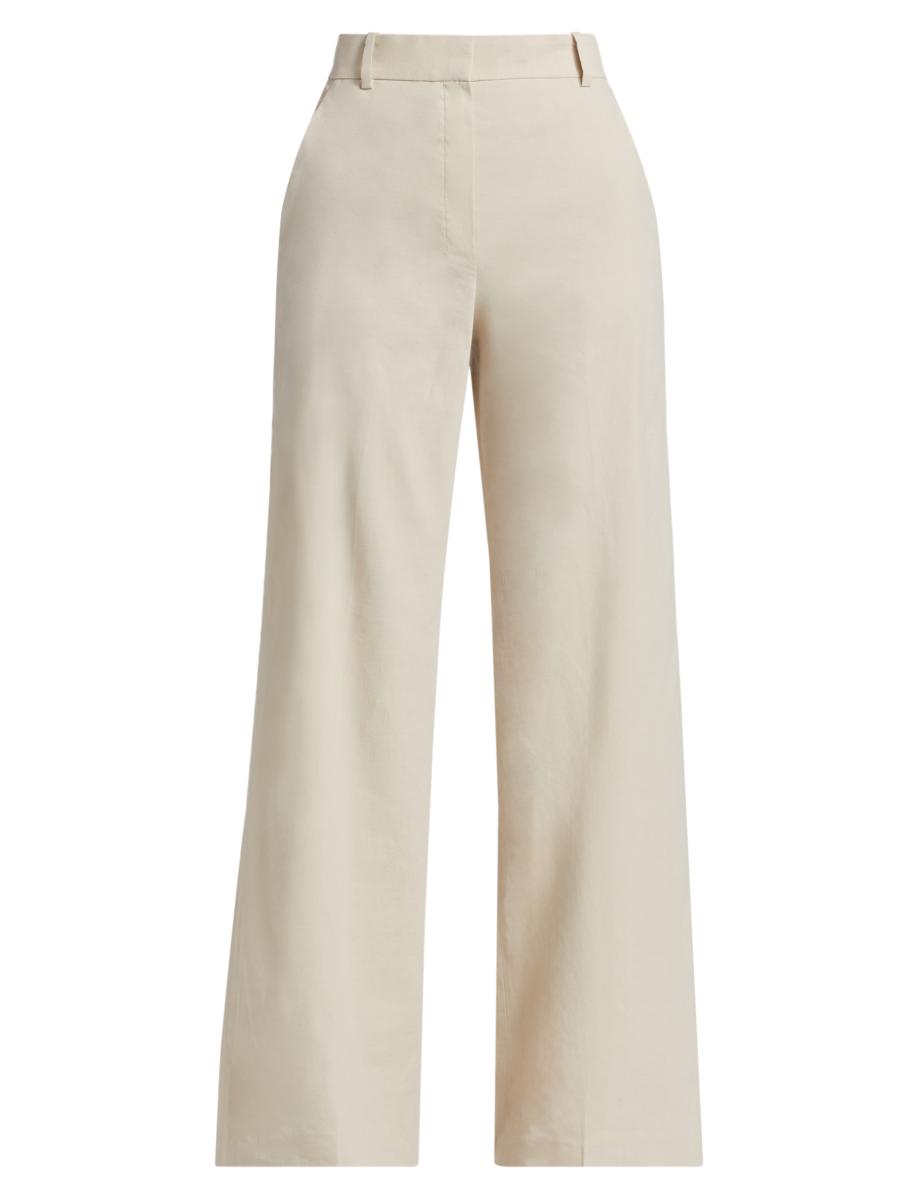 Shop Theory Linen-Blend Wide-Leg Trousers | Saks Fifth Avenue Shop Theory Linen-Blend Wide-Leg Trousers | Saks Fifth Avenue