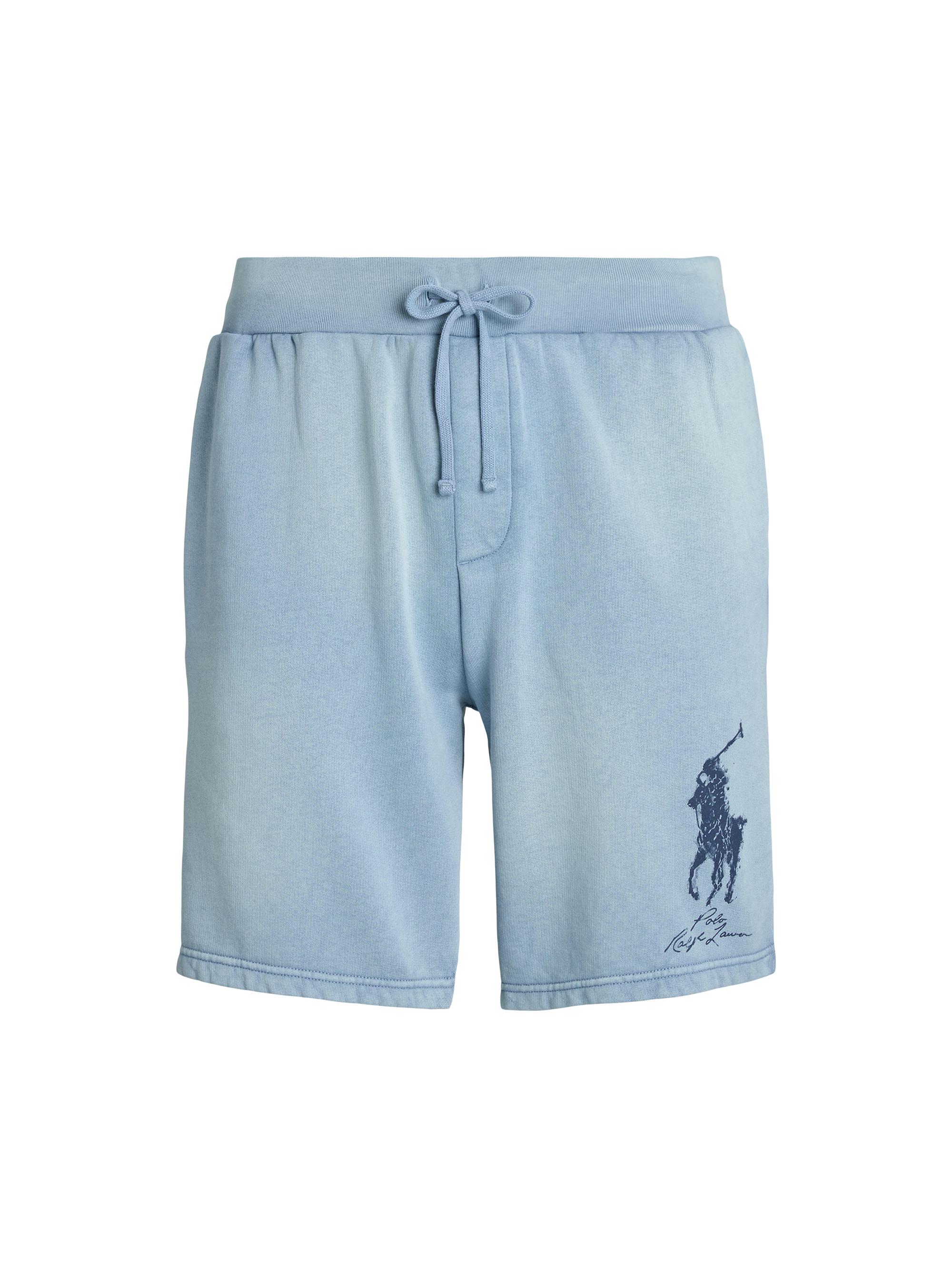 Polo Ralph Lauren Men's Logo Cotton-Blend Fleece Shorts - Vessel Blue