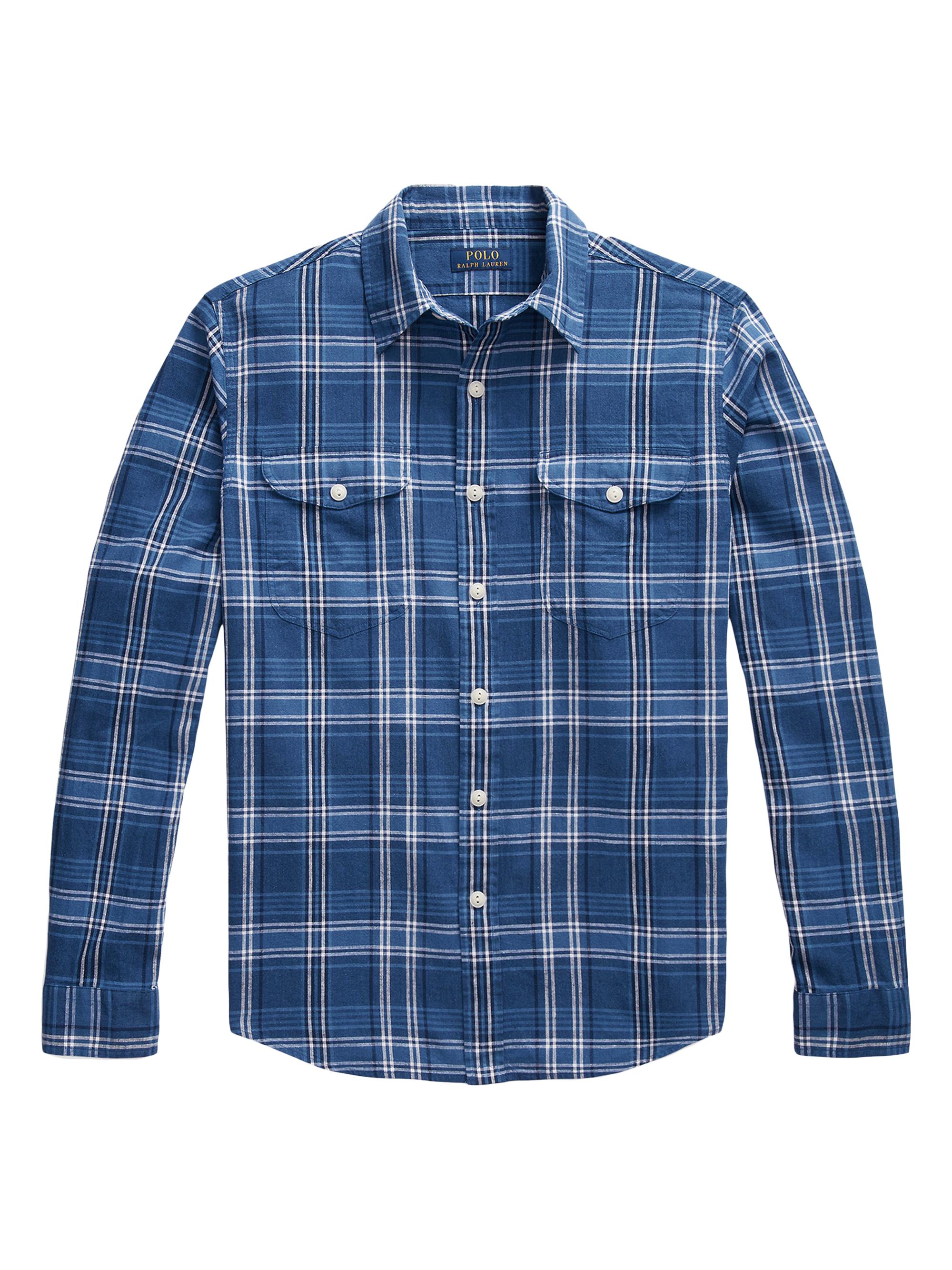 Polo Ralph Lauren Men's Check Long-Sleeve Sport Shirt - Indigo Multi