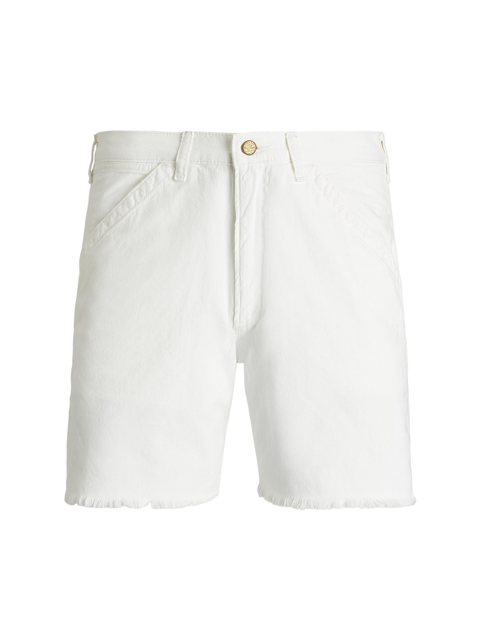 Polo Ralph Lauren Men's Cotton Flat-Front Shorts - Deckwash White