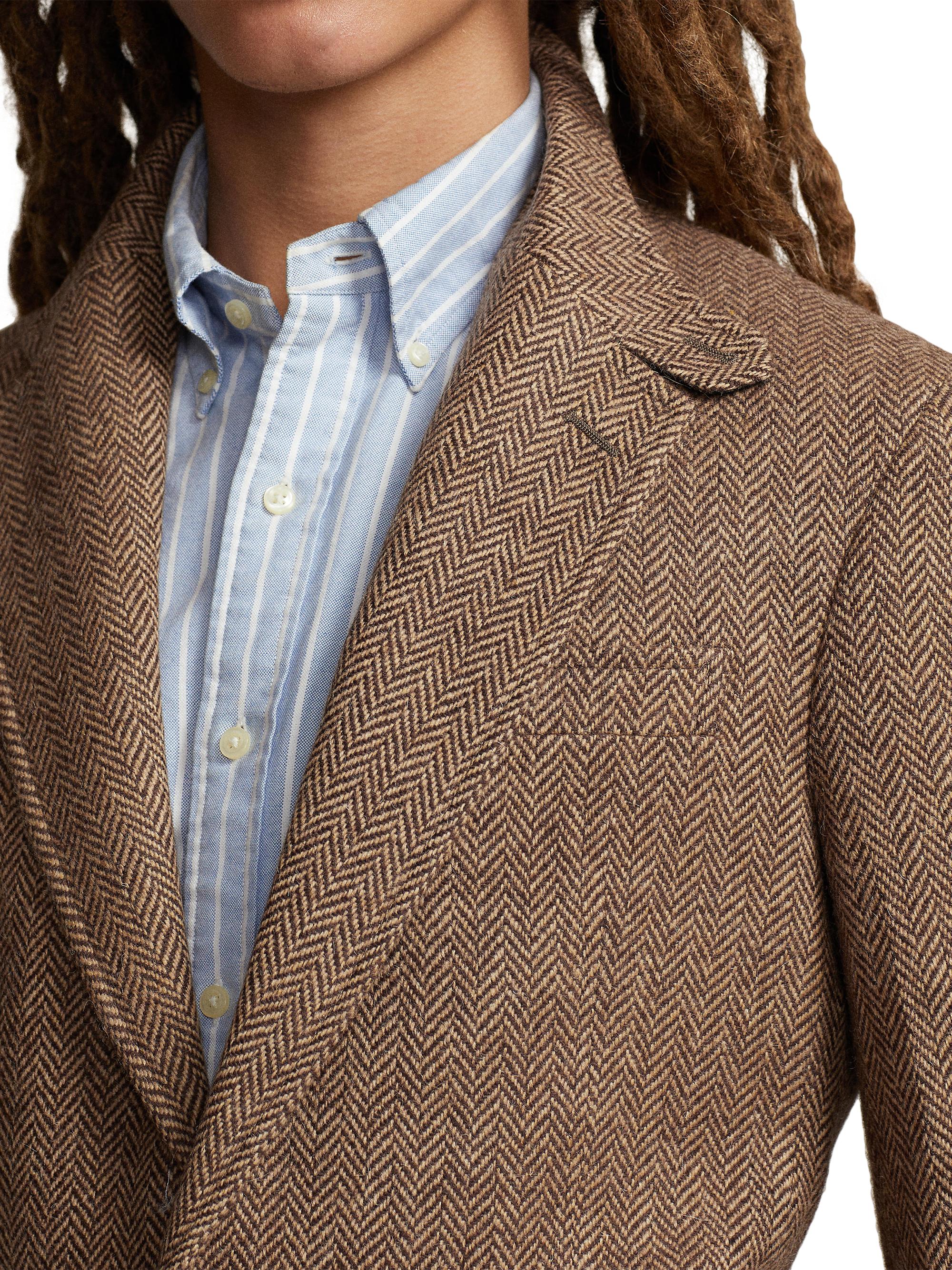 Polo Ralph Lauren RL67 Herringbone Wool Two-Button Sport Coat