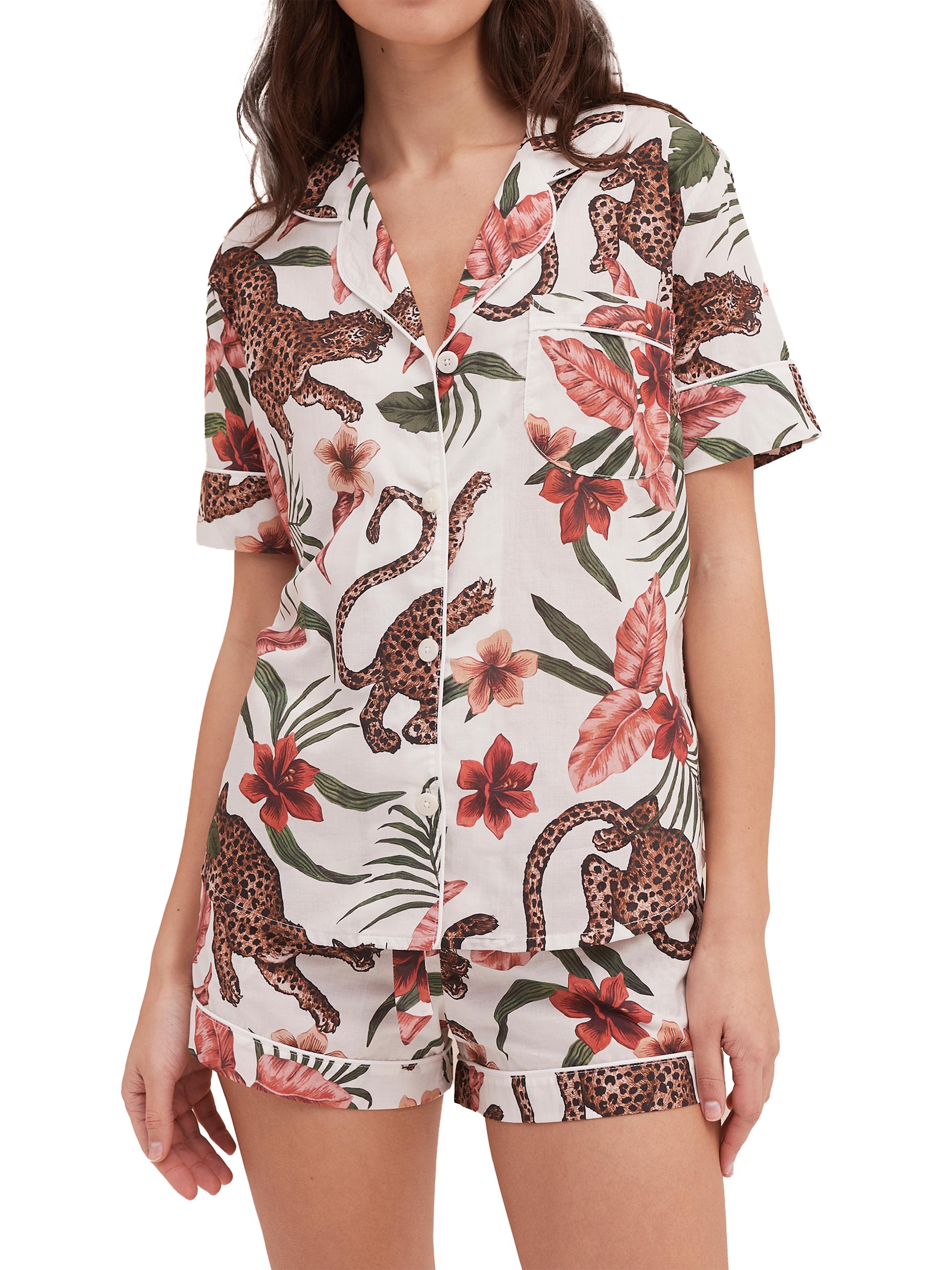 Desmond & Dempsey Women's Soleia Print Cotton Short Pajamas - Soleia